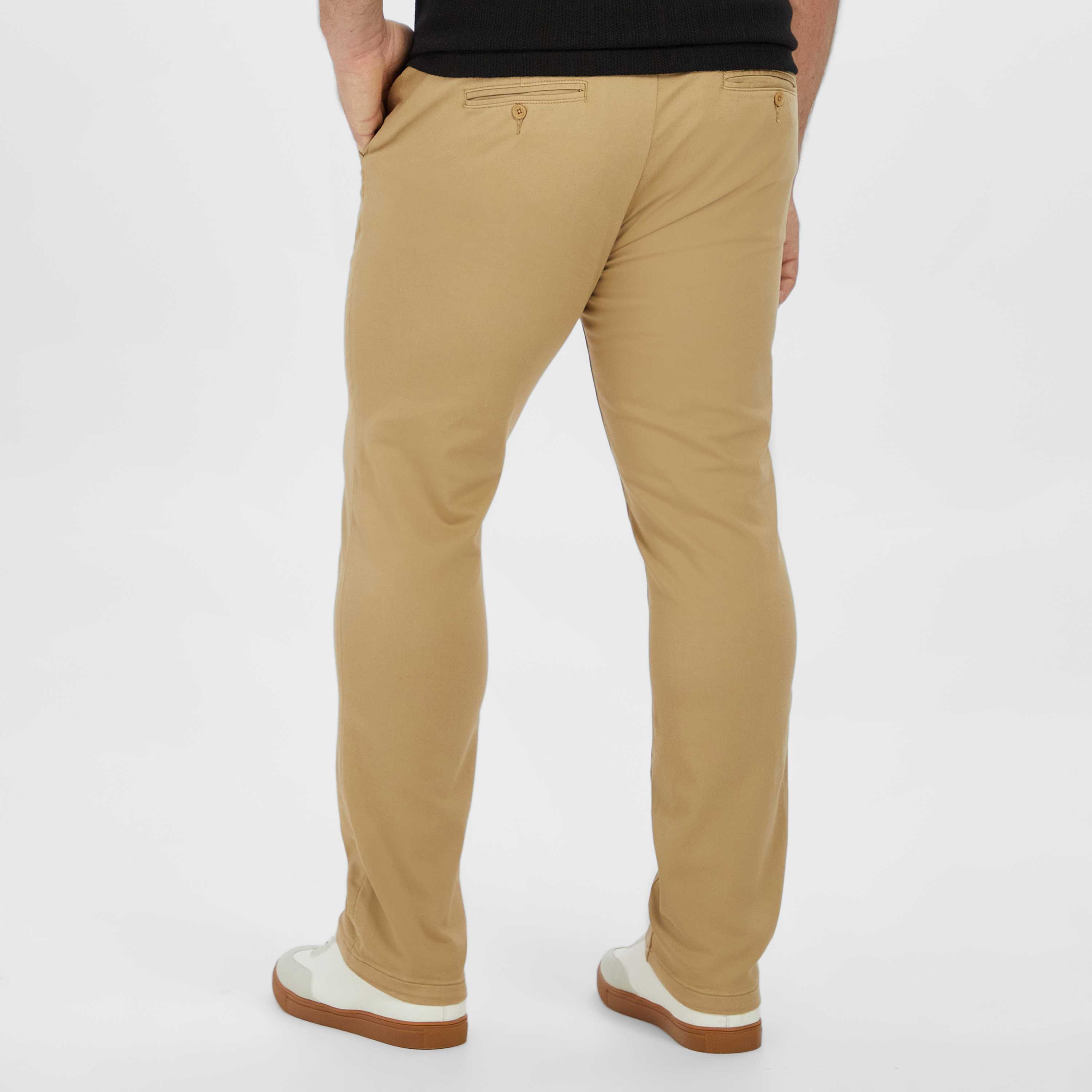 Tobacco Ellister Slim Stretch Chino