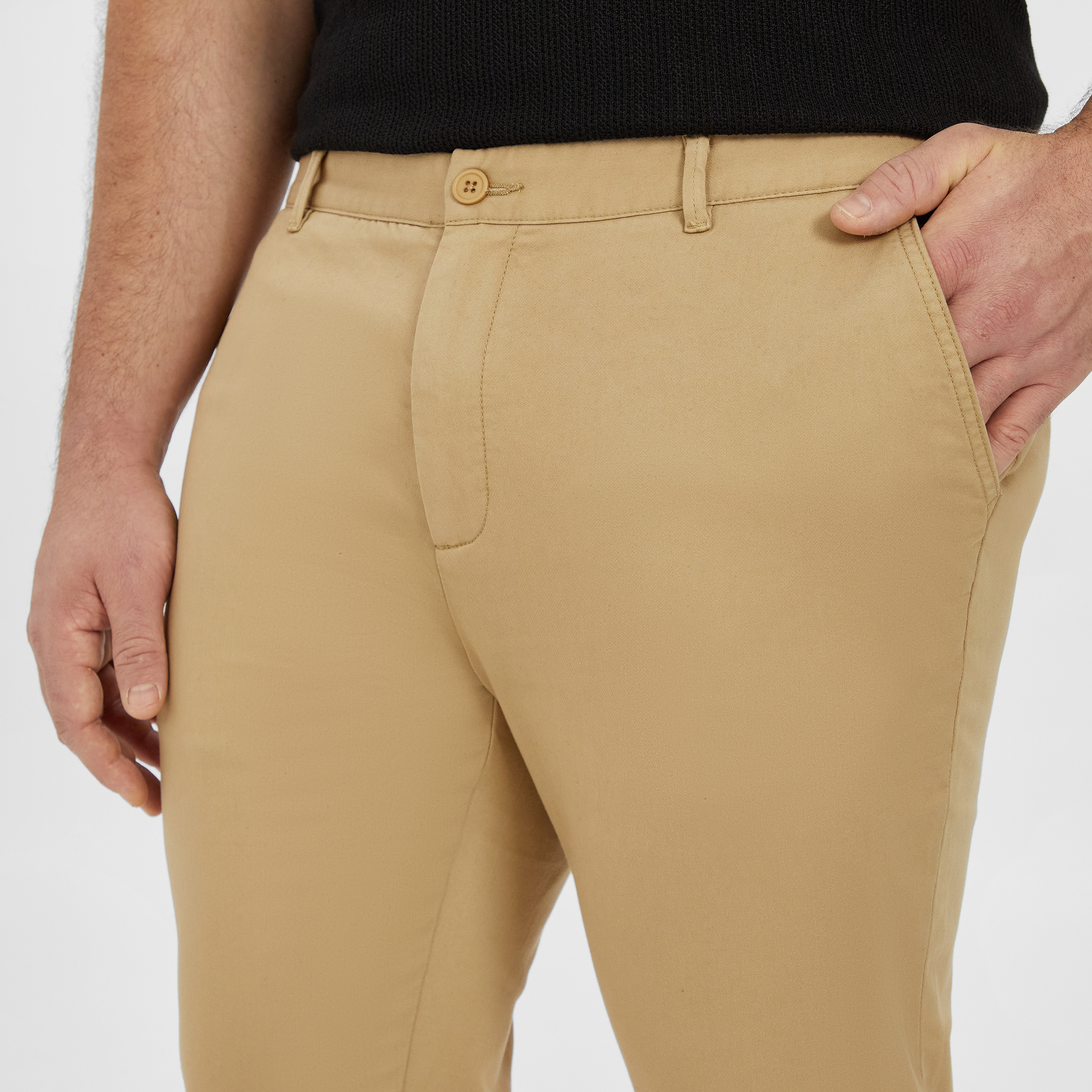 Tobacco Ellister Slim Stretch Chino