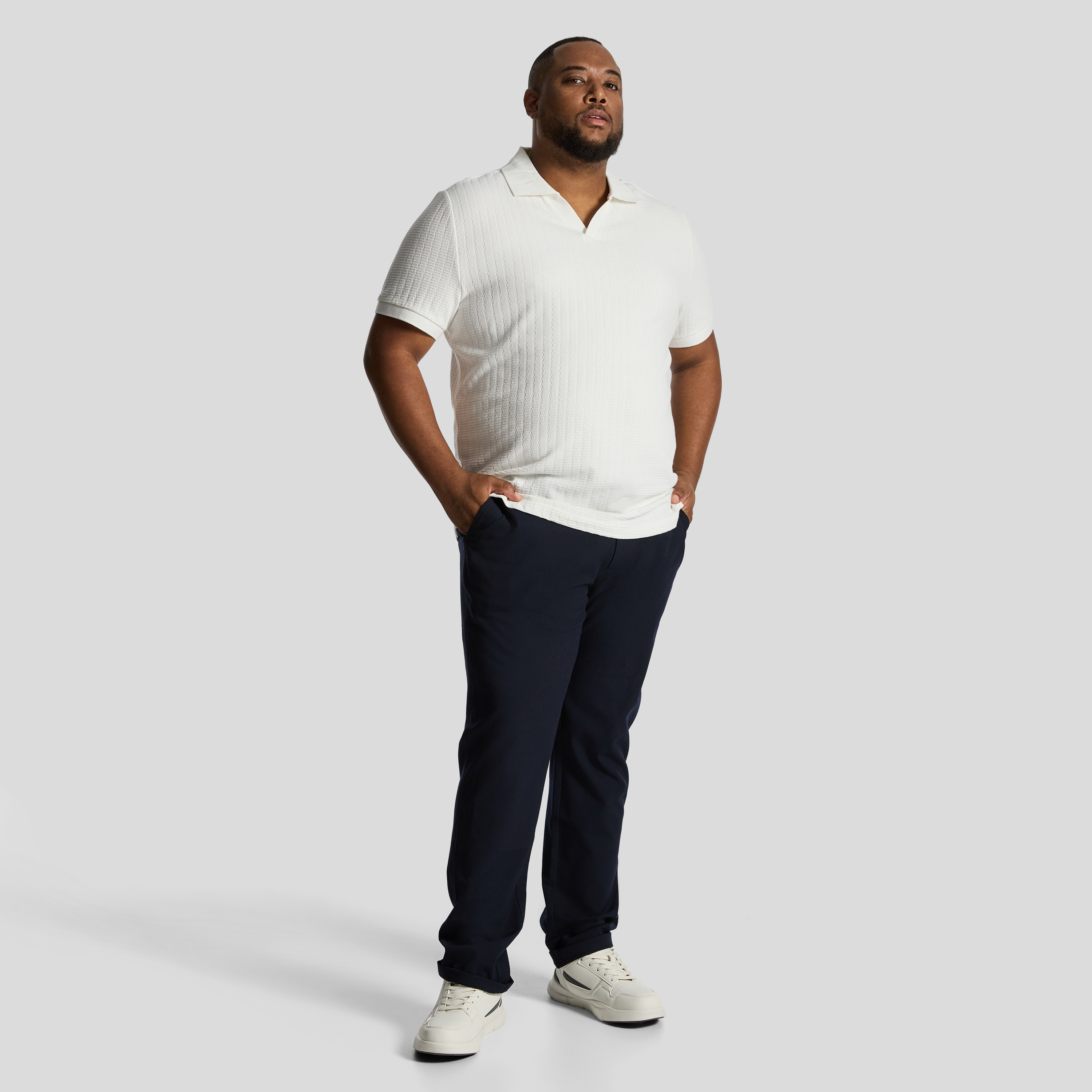 Navy Hendon Slim Strech Chino