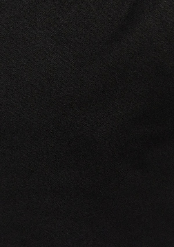 Black Hastings Elastic Back Waist Chino