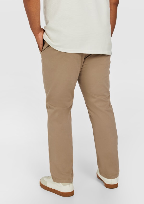 Sand Hastings Elastic Back Waist Chino