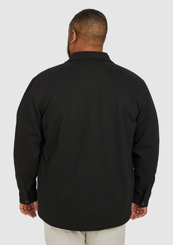 Black Mayfair Stretch Shacket