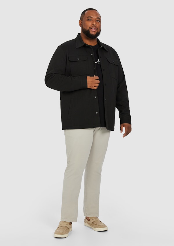 Black Mayfair Stretch Shacket