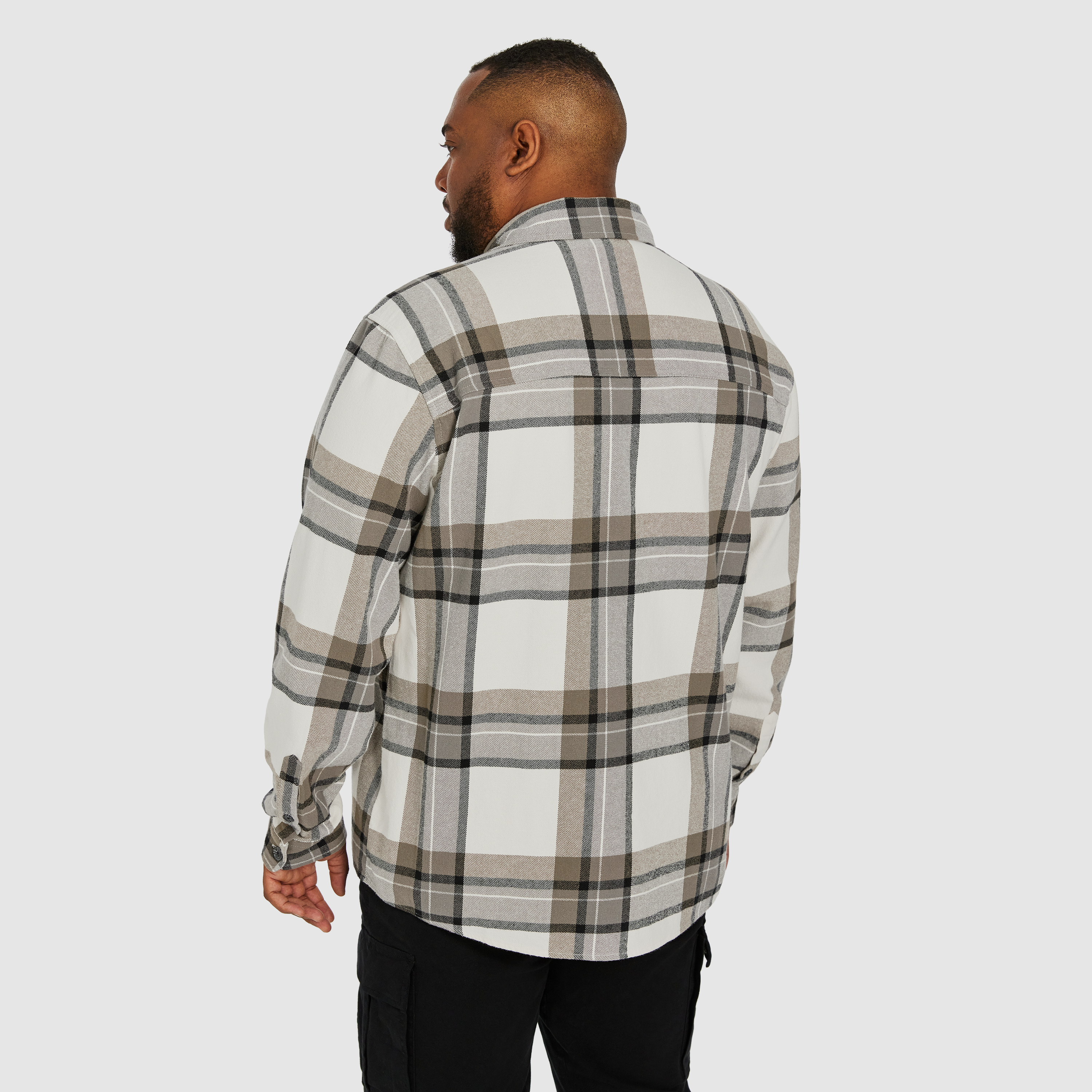 Stone Midway Check Overshirt