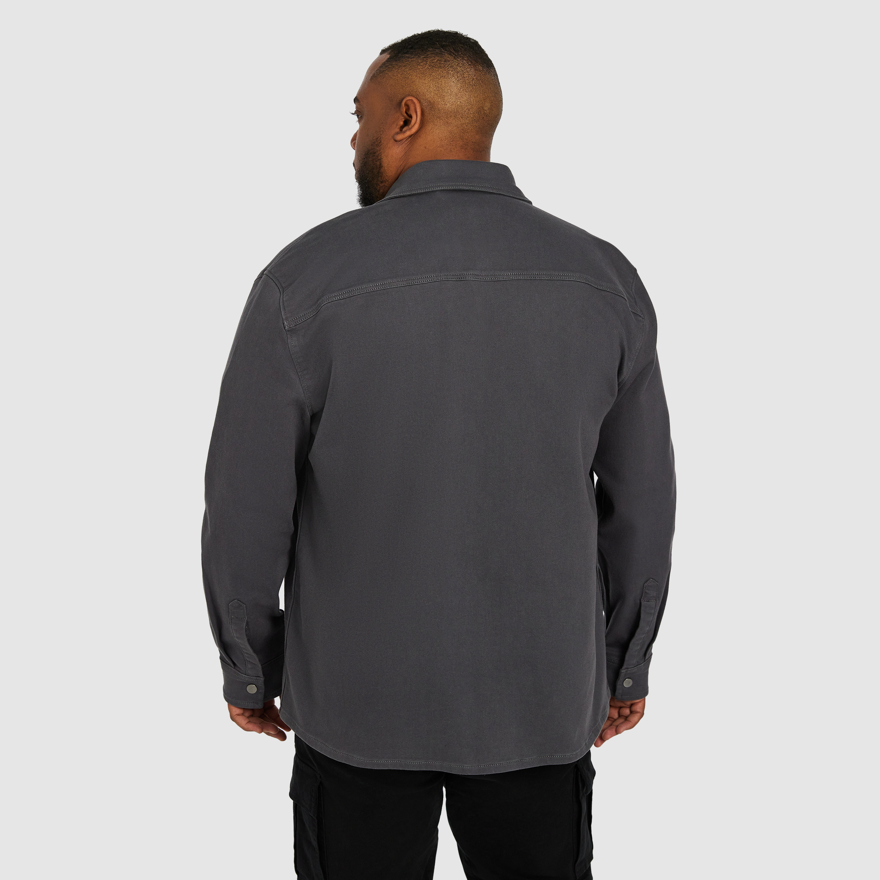 Steel Blue Leader Stretch Overshirt
