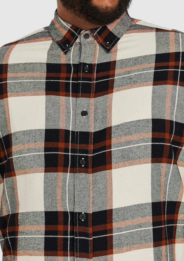 Sand Impact Check Casual Shirt