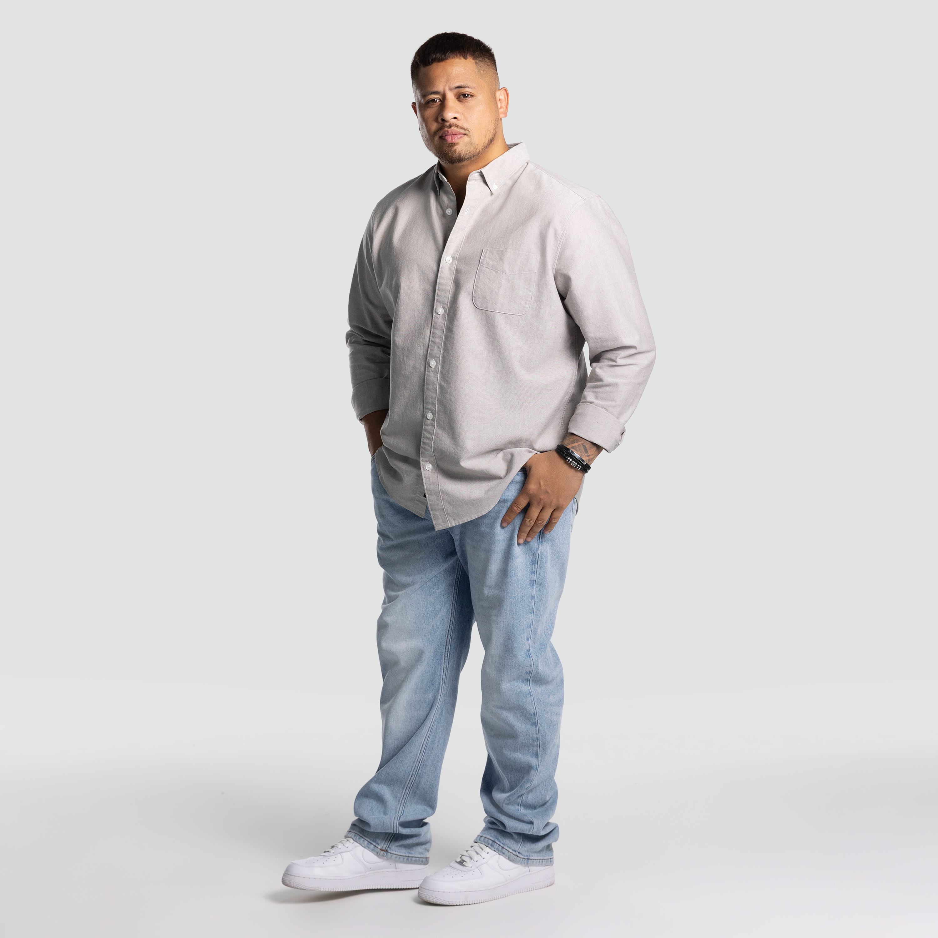 Light Brown Chapman Stretch Casual Shirt