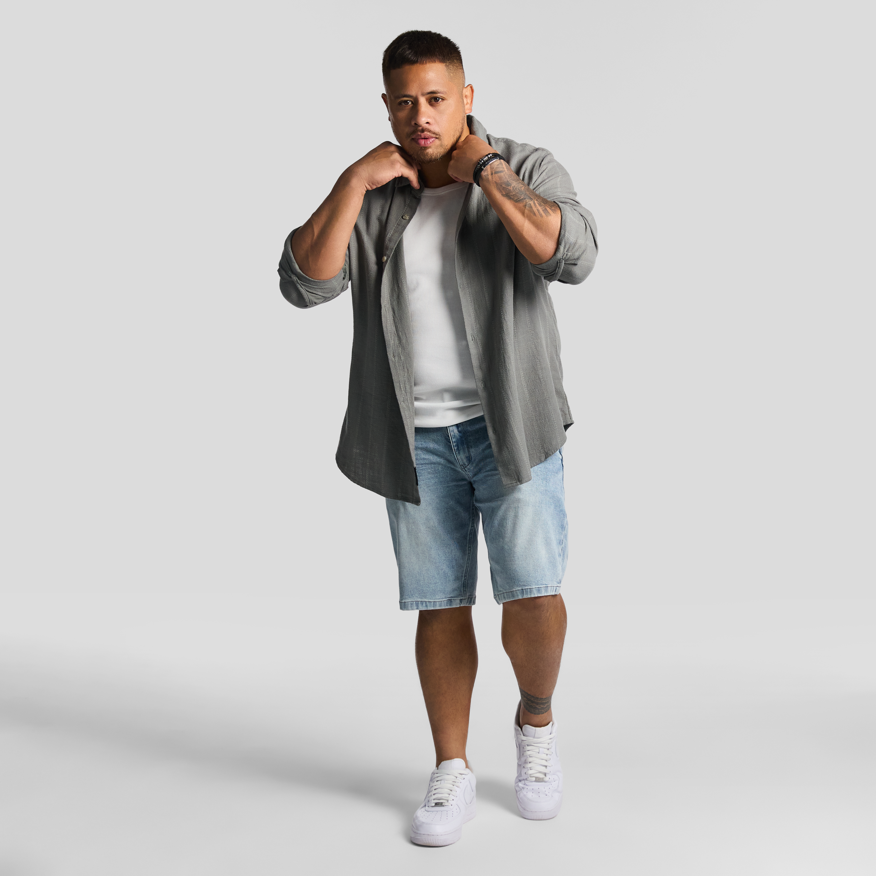 Green Miami Textured Casual Shirt