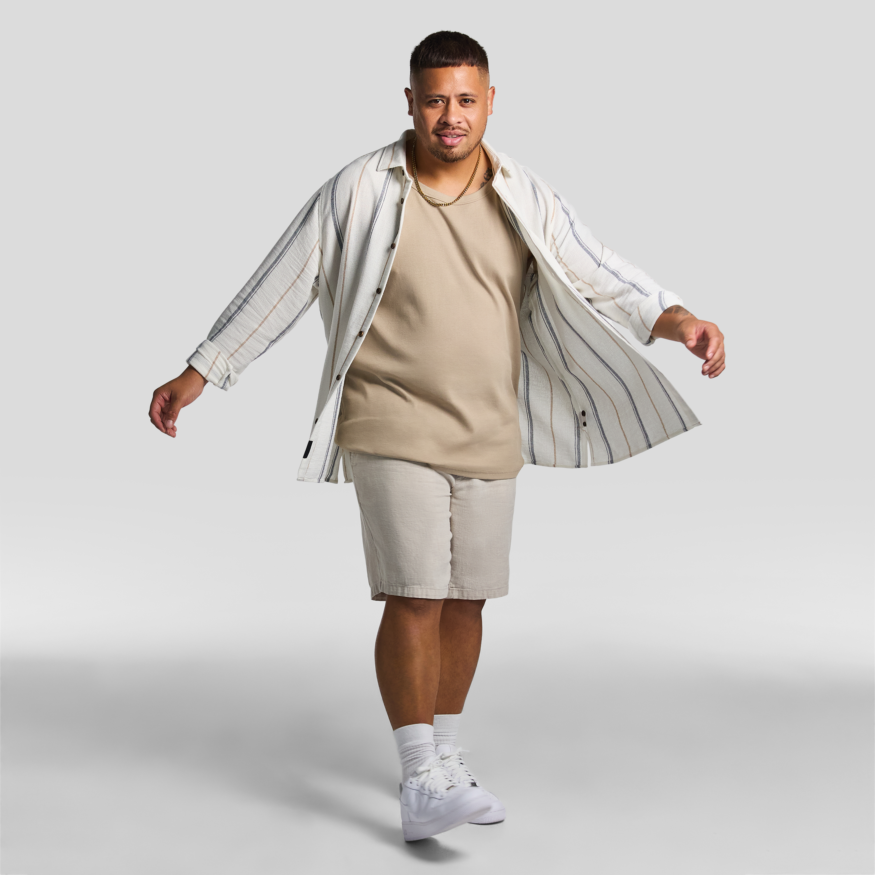 Off White Alamo Textured Casual Shirt