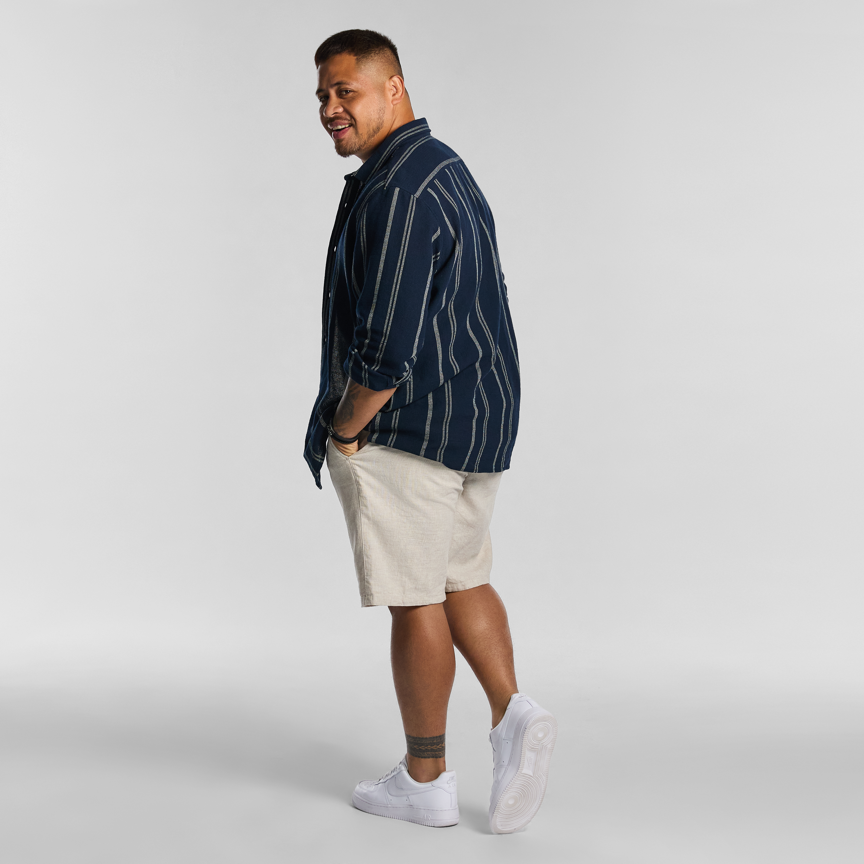 Navy Cairo Casual Shirt