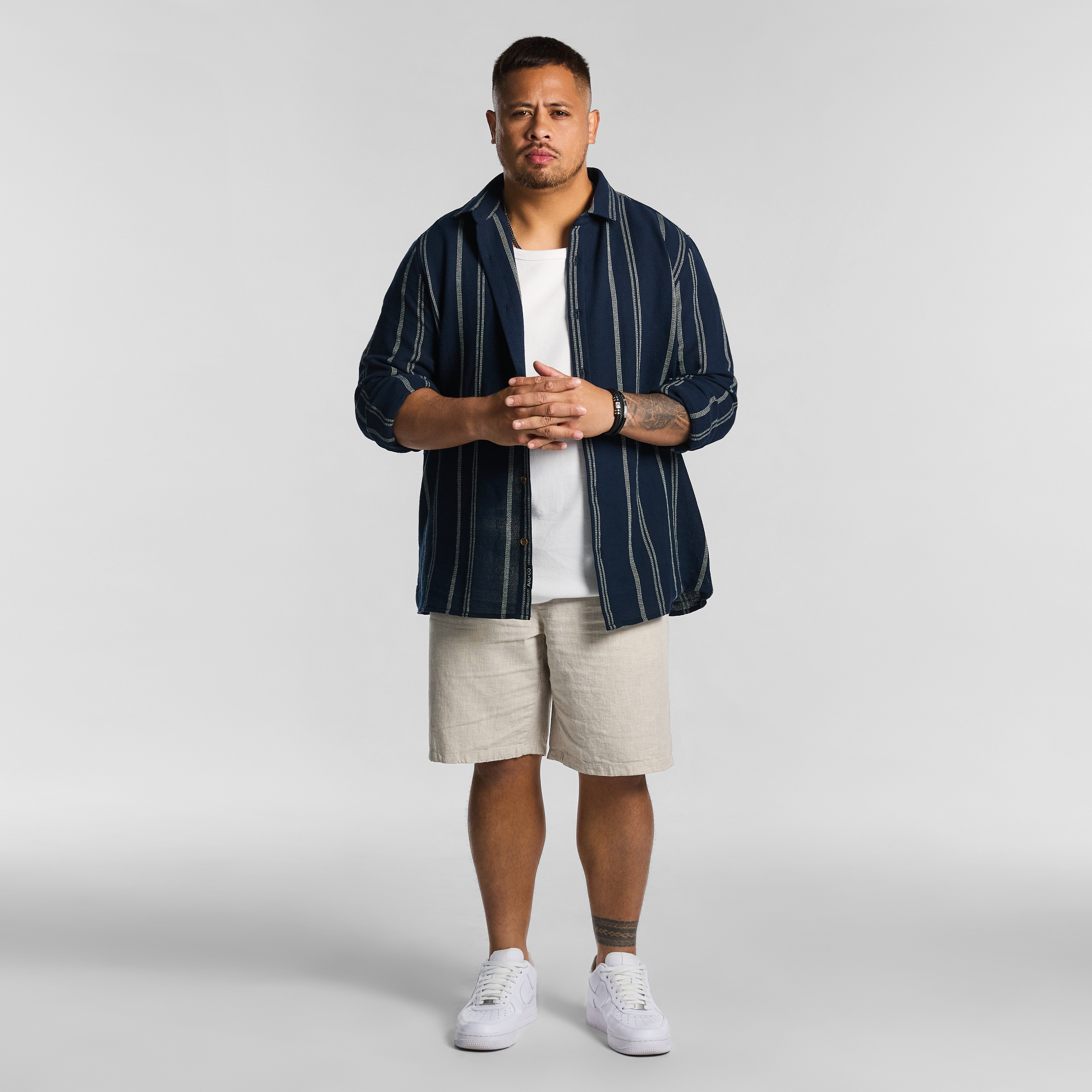 Navy Cairo Casual Shirt