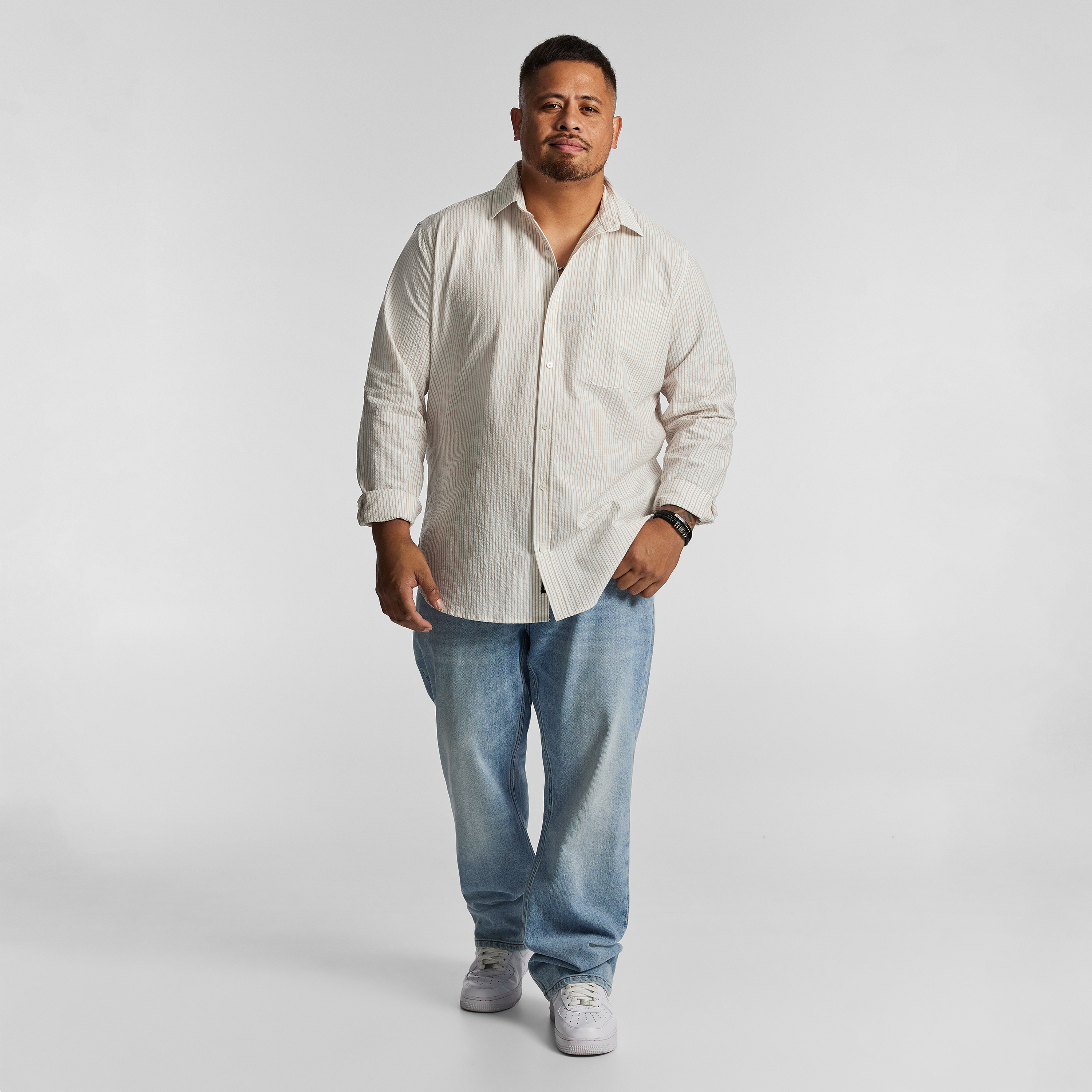 Sand Dan Casual Stripe Shirt