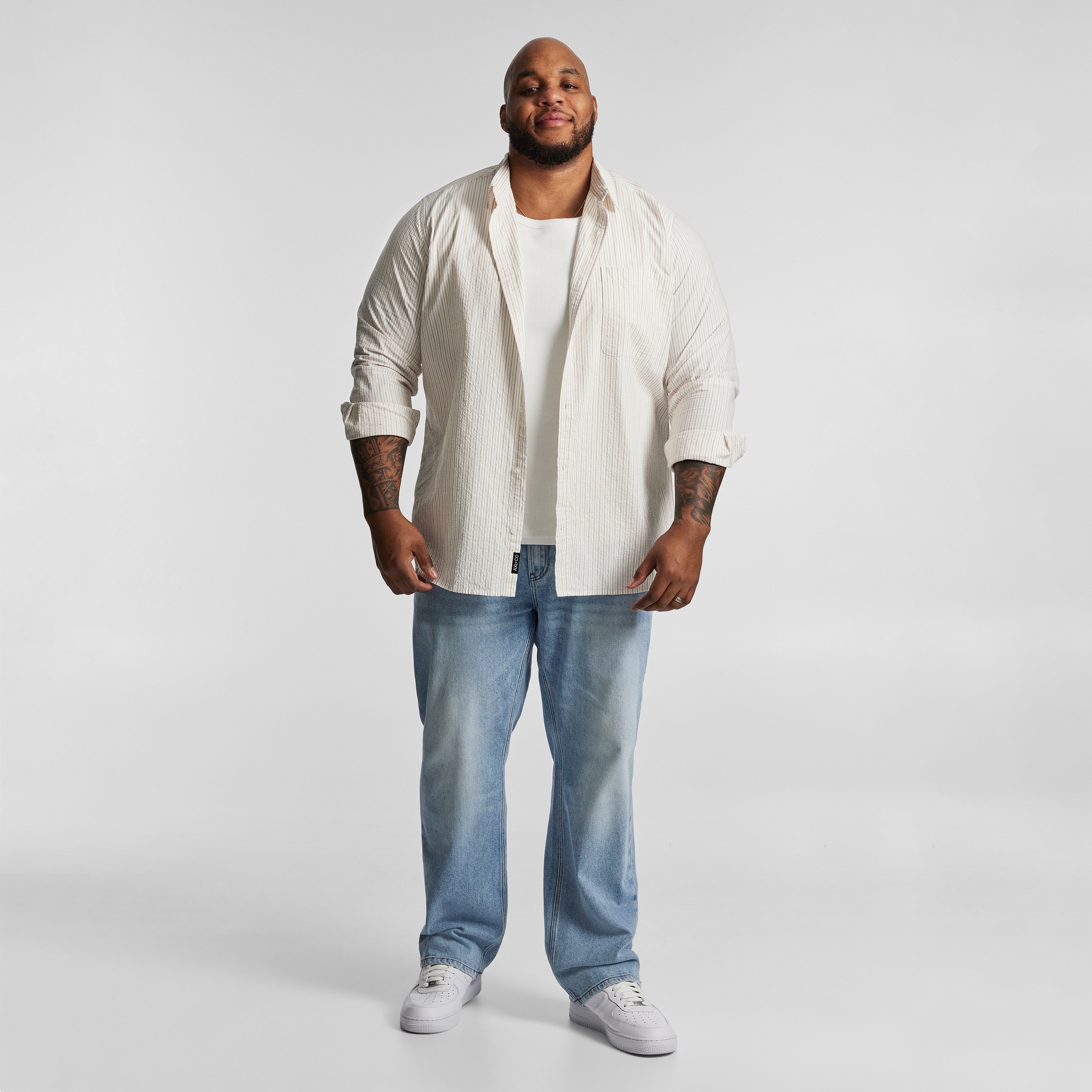 Sand Dan Casual Stripe Shirt