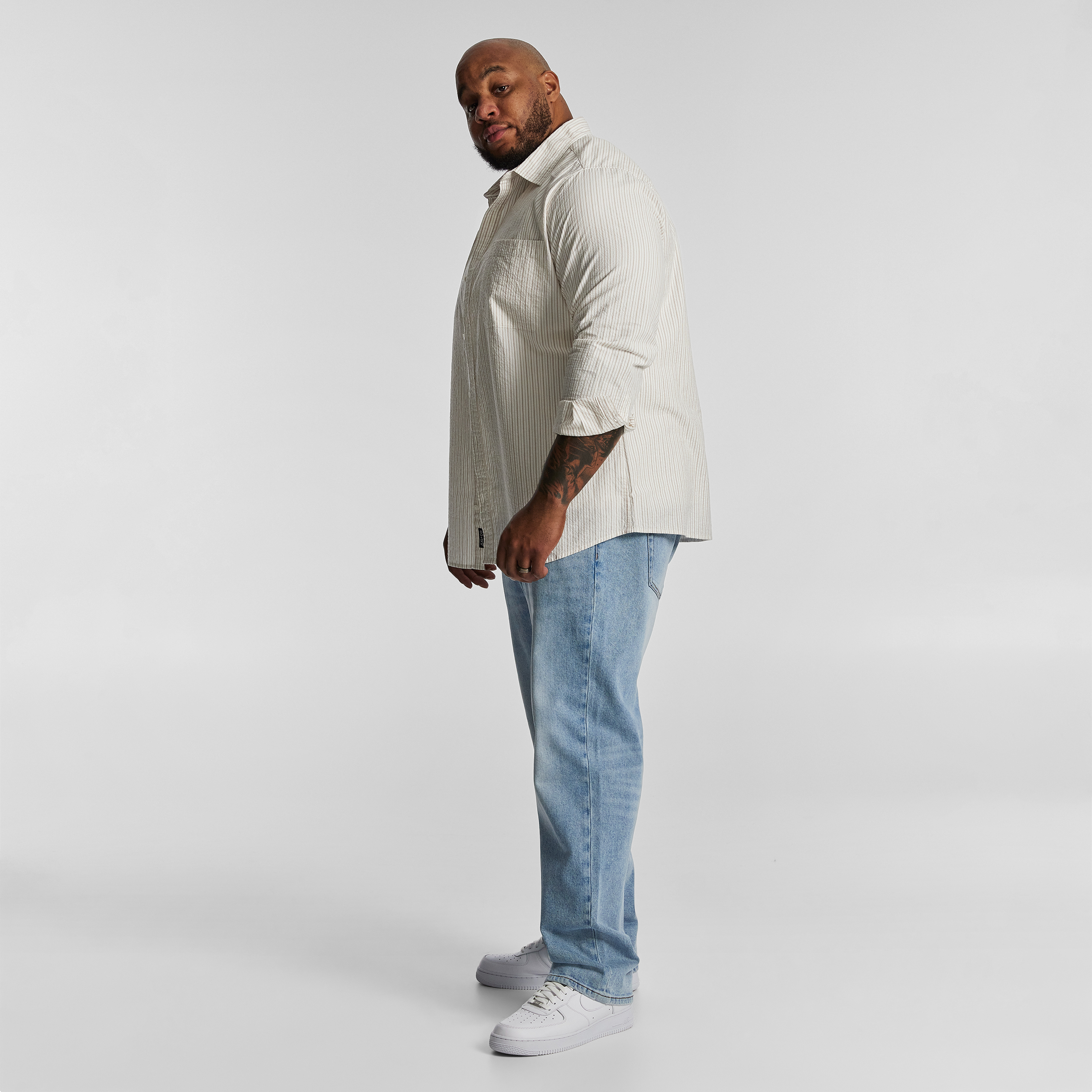 Sand Dan Casual Stripe Shirt