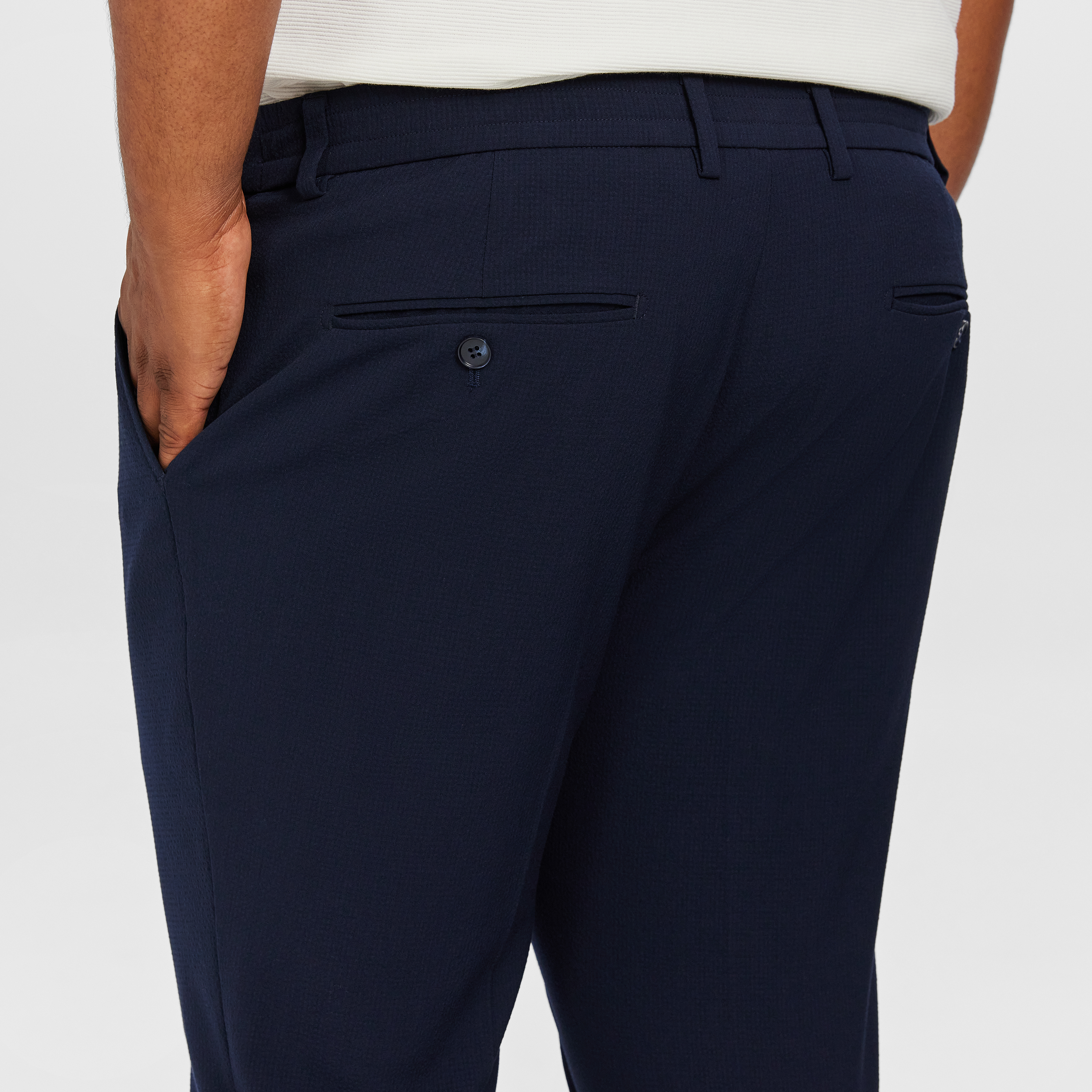 Navy Brooklyn Slim Dress Bottom