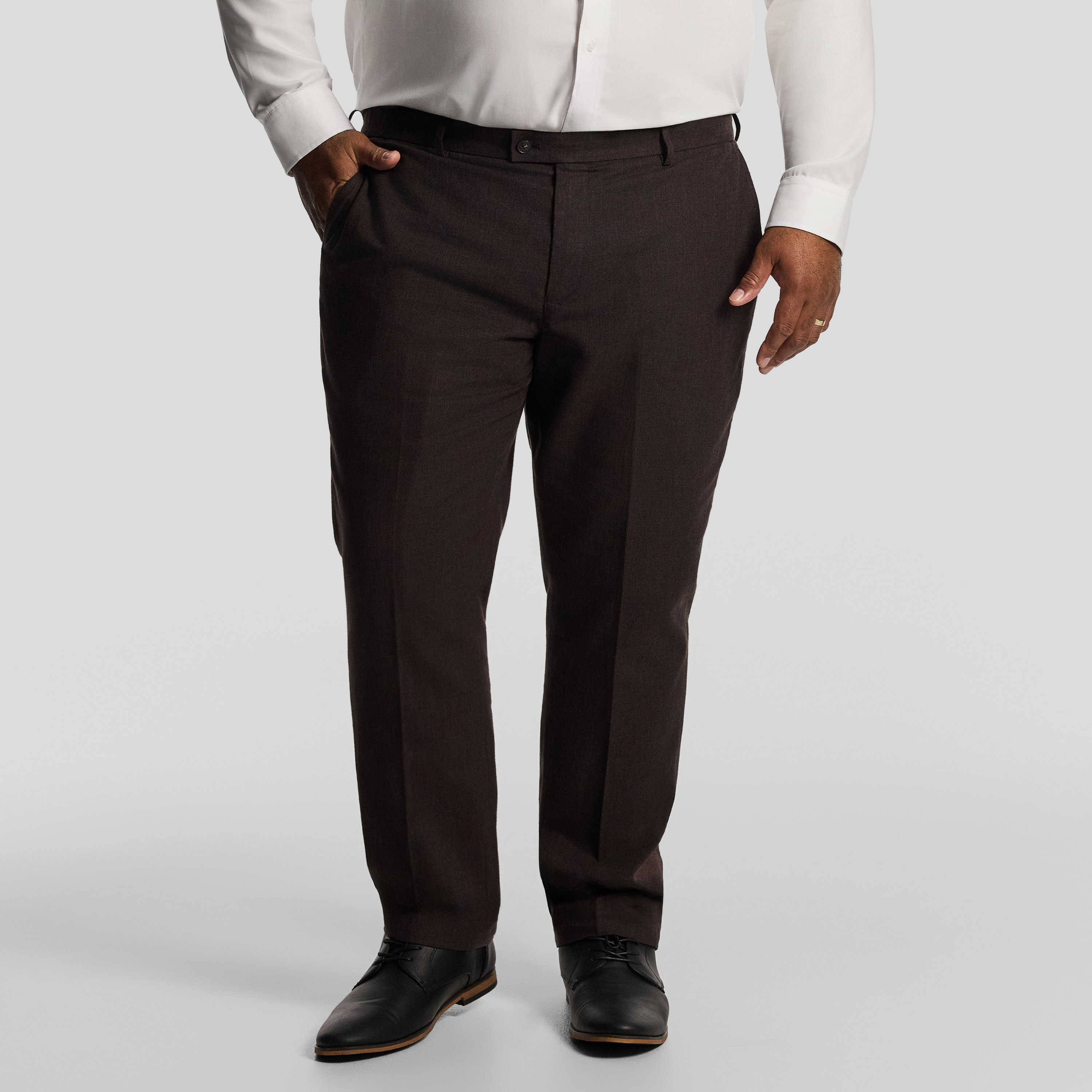 Harper Slim Cotton Linen Dress Pant