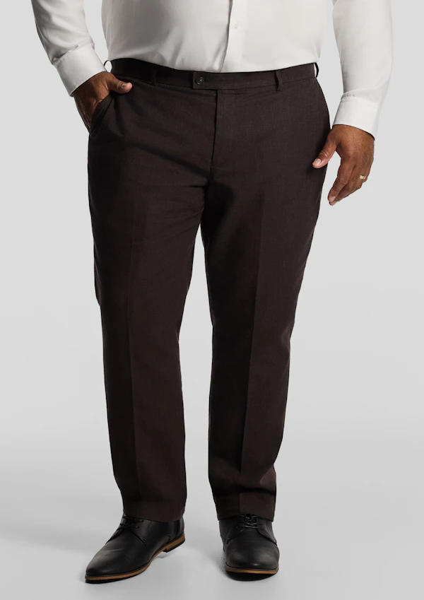 Harper Slim Cotton Linen Dress Pant