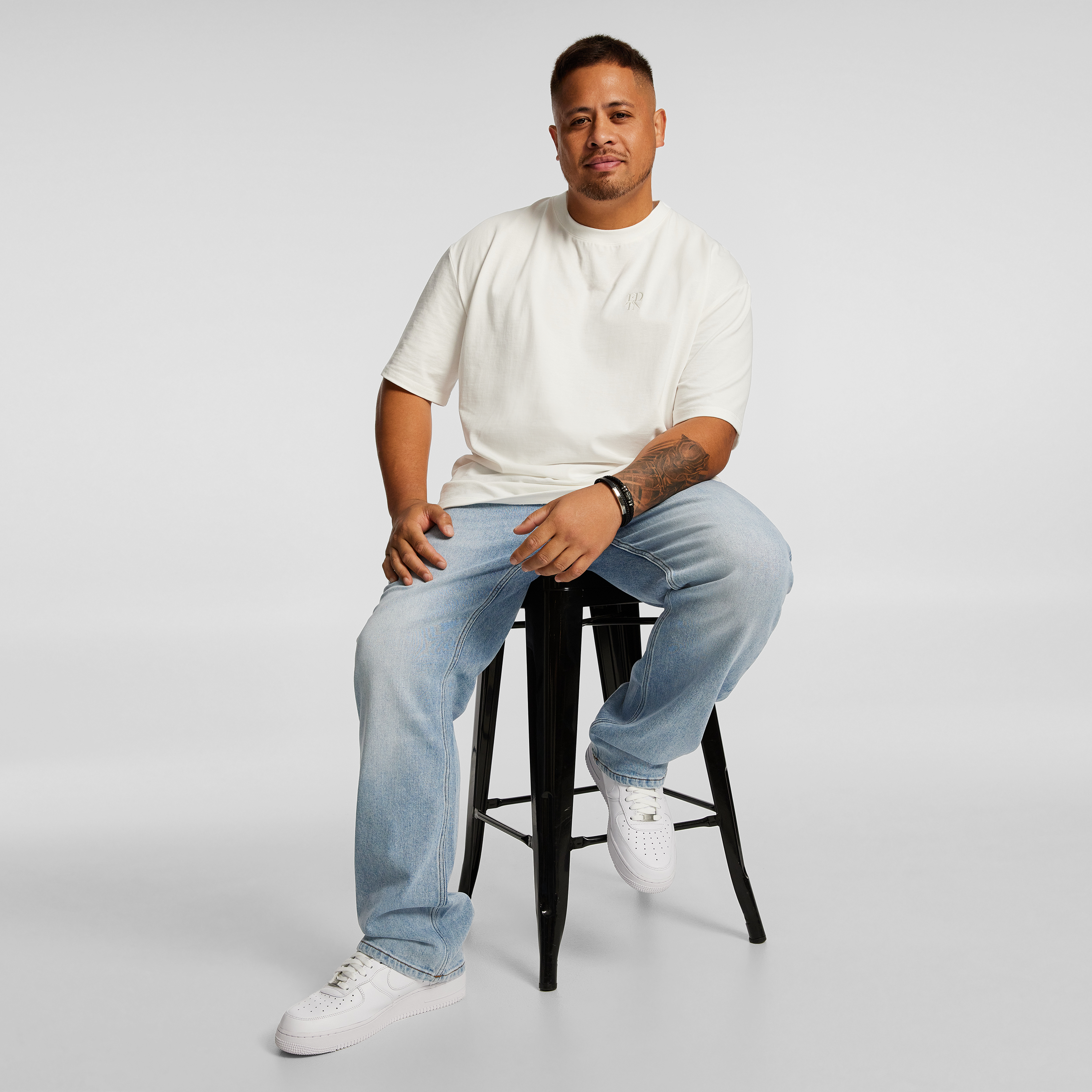 Light Blue Murphy Stretch Relaxed Jean