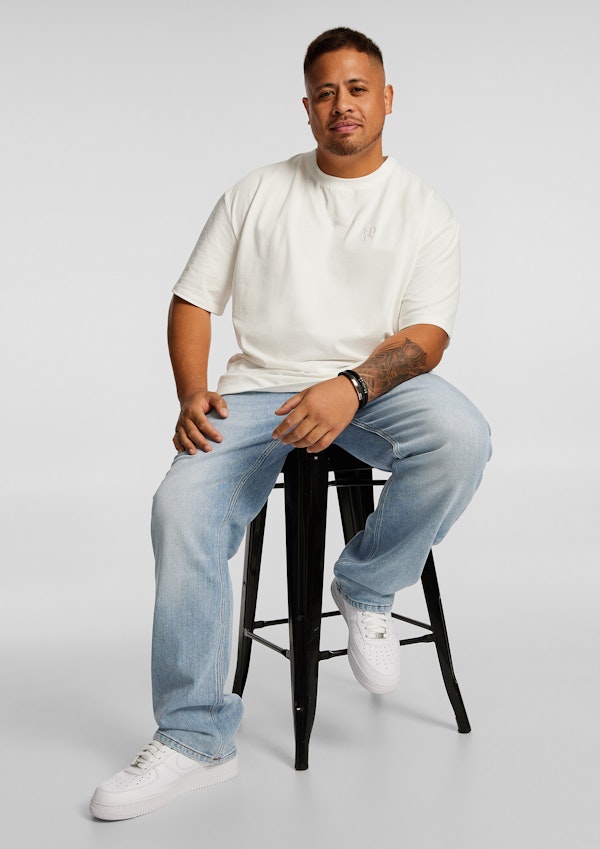 Light Blue Murphy Stretch Relaxed Jean