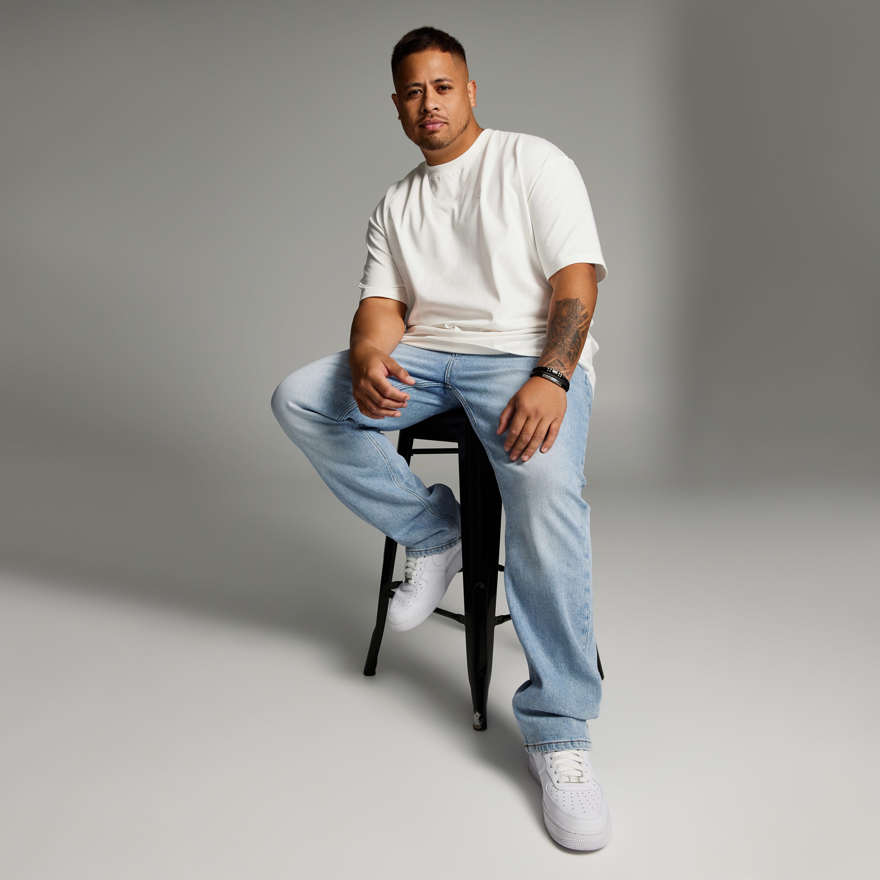 Light Blue Murphy Stretch Relaxed Jean