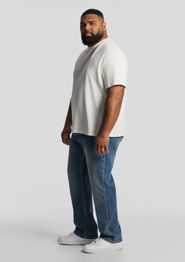 Mid Denim Murphy Stretch Relaxed Jean