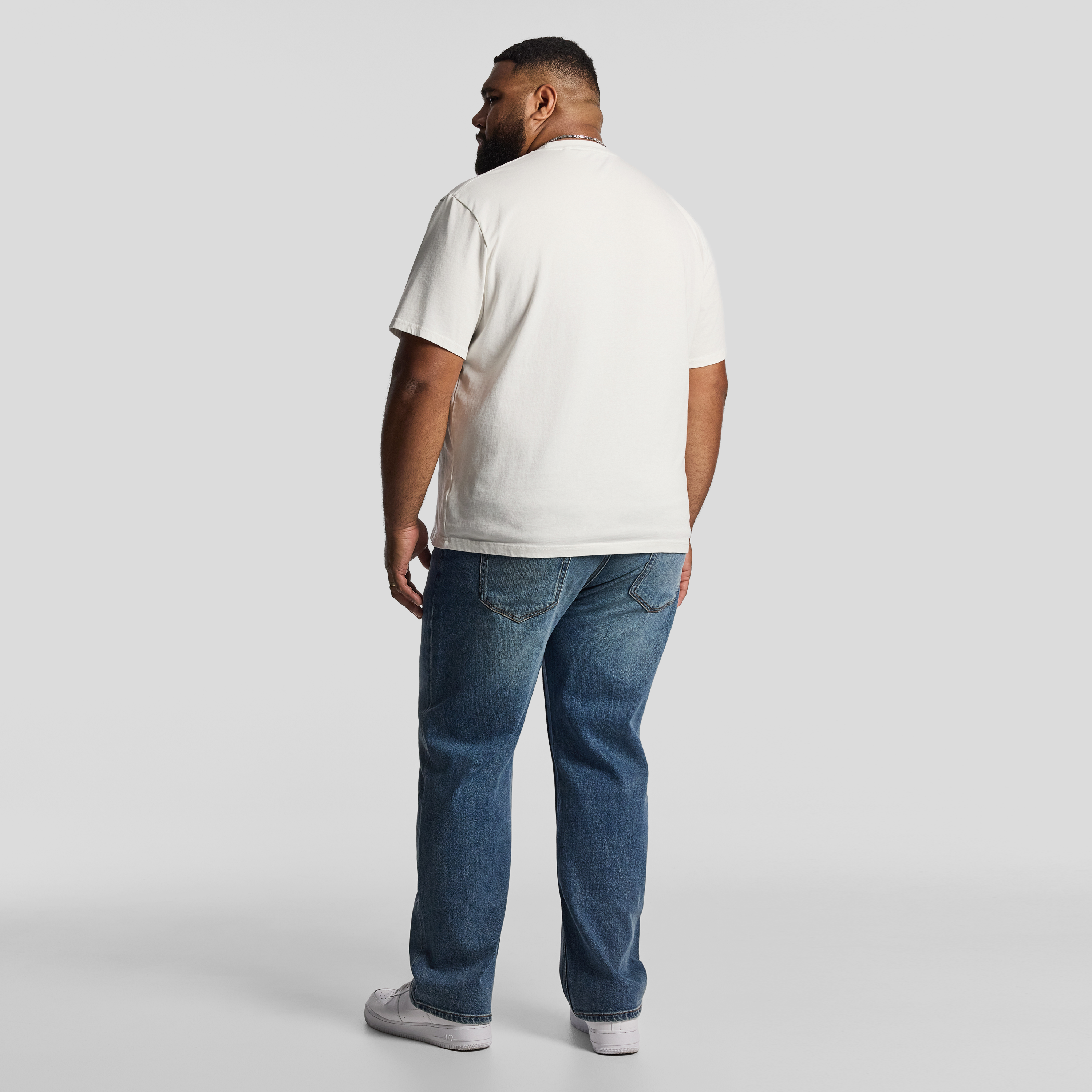 Mid Denim Murphy Stretch Relaxed Jean