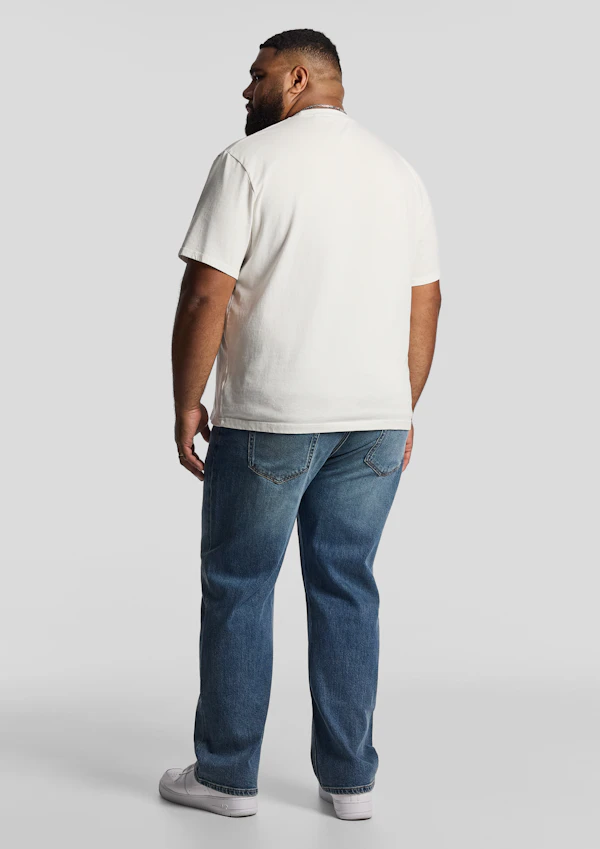 Mid Denim Murphy Stretch Relaxed Jean