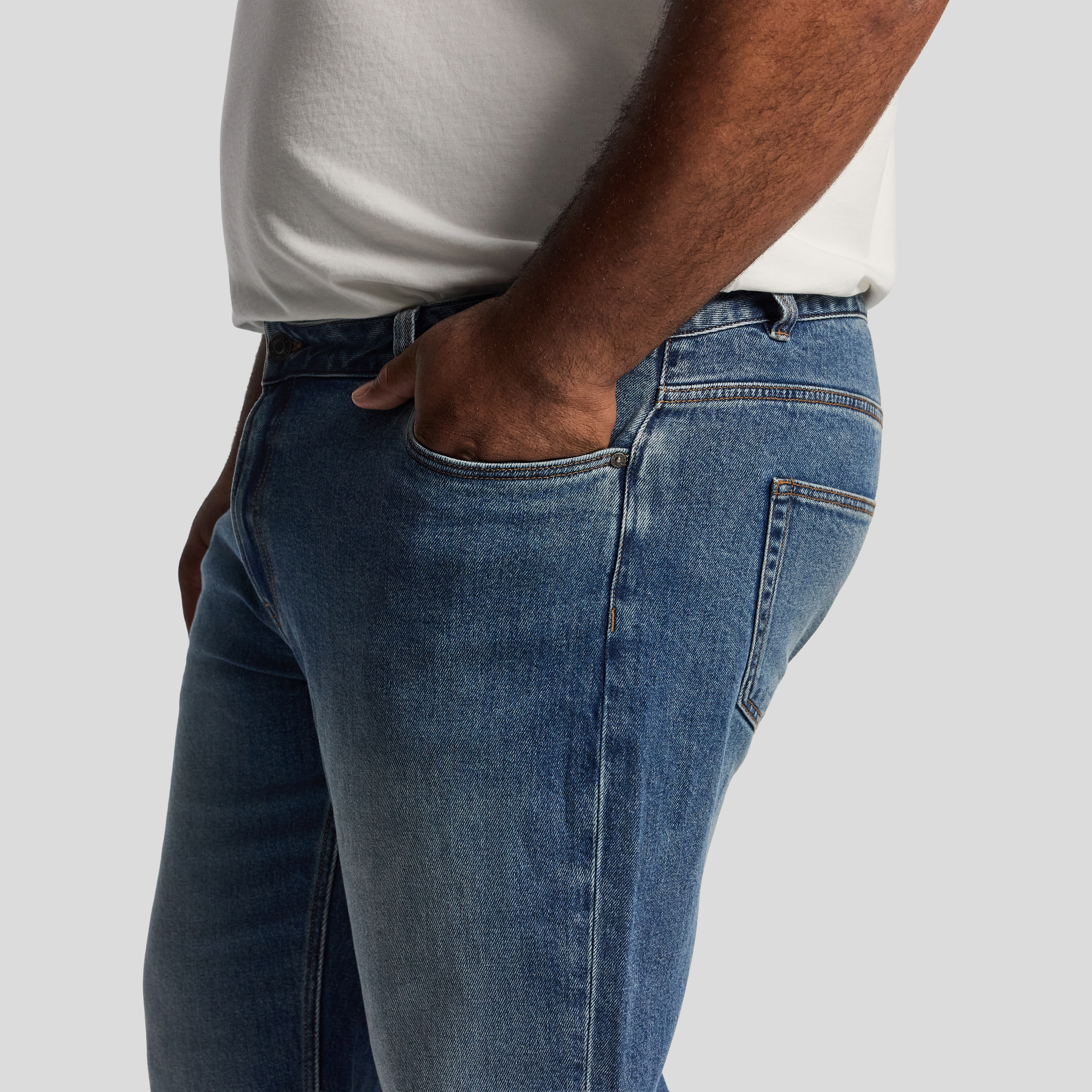 Mid Denim Murphy Stretch Relaxed Jean