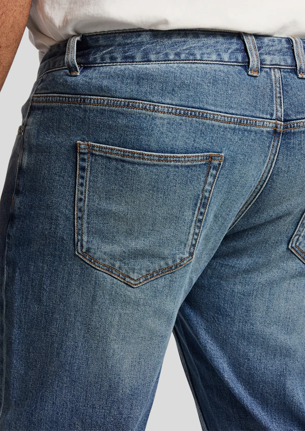 Mid Denim Murphy Stretch Relaxed Jean