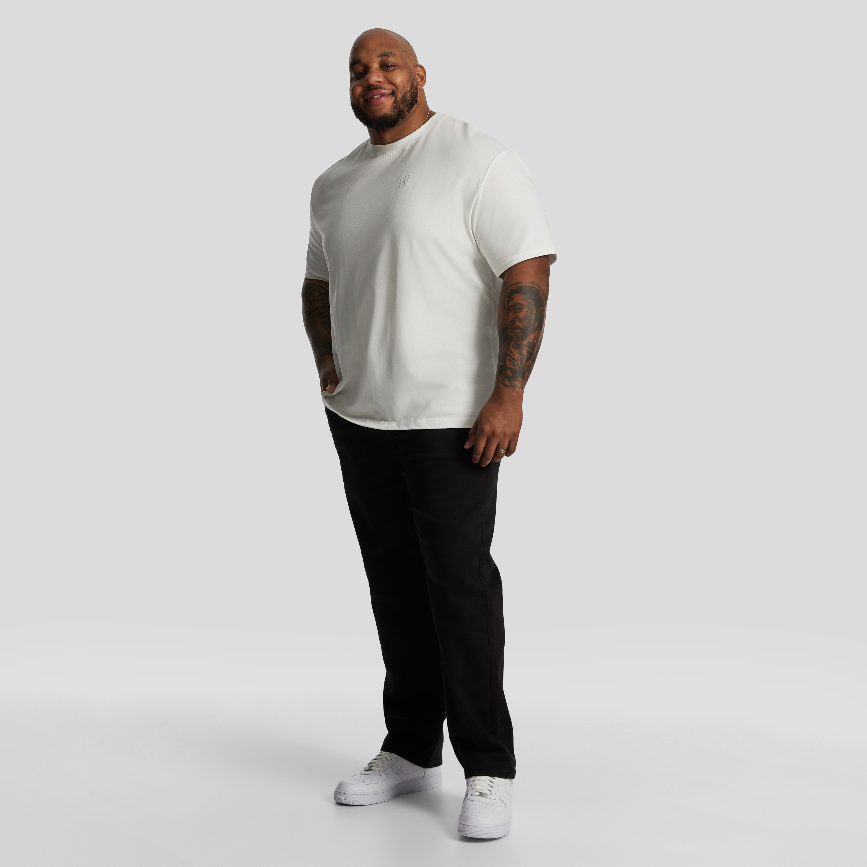 Black Lyndon Straight Stretch Jean