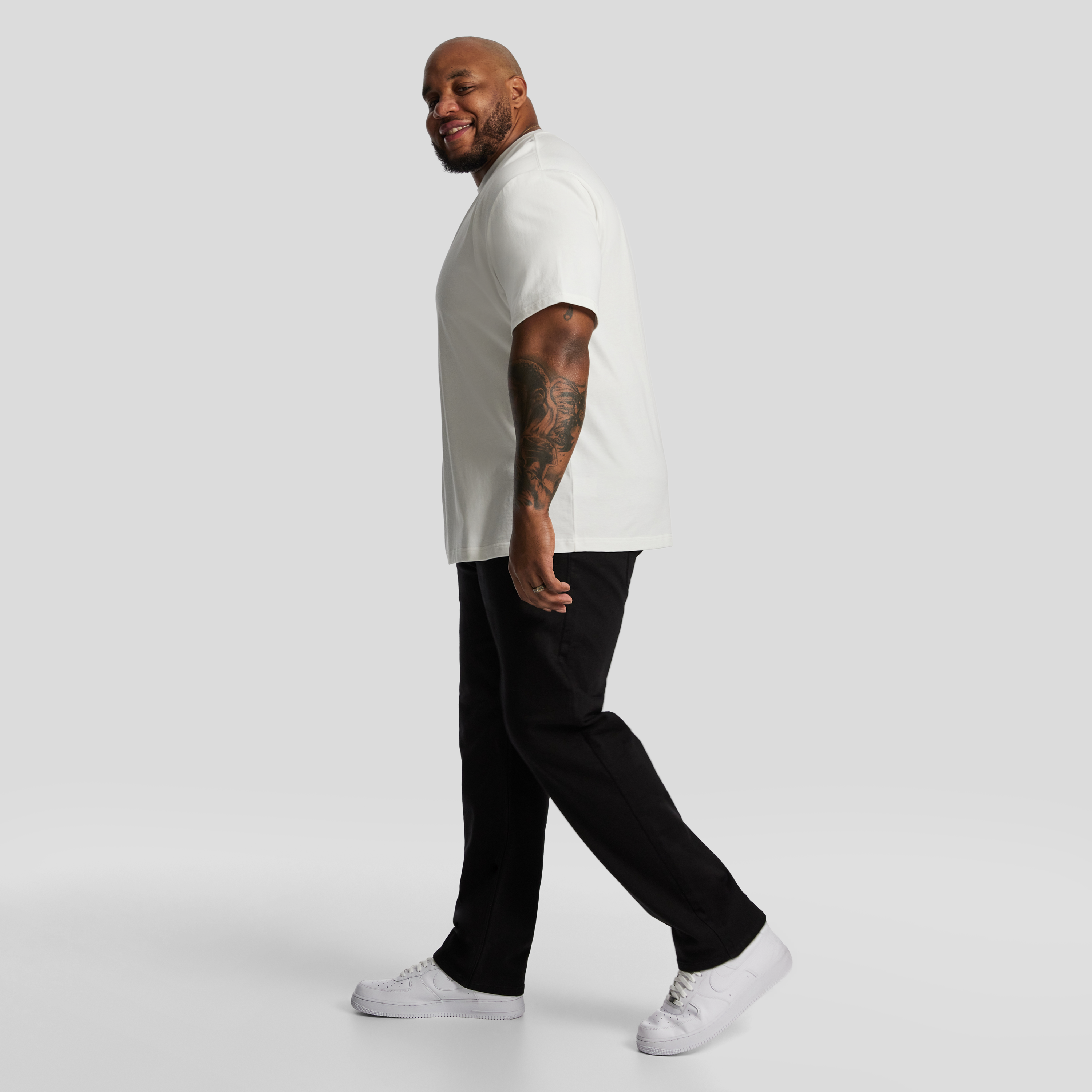 Black Lyndon Straight Stretch Jean