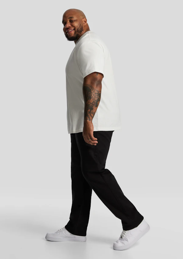 Black Lyndon Straight Stretch Jean