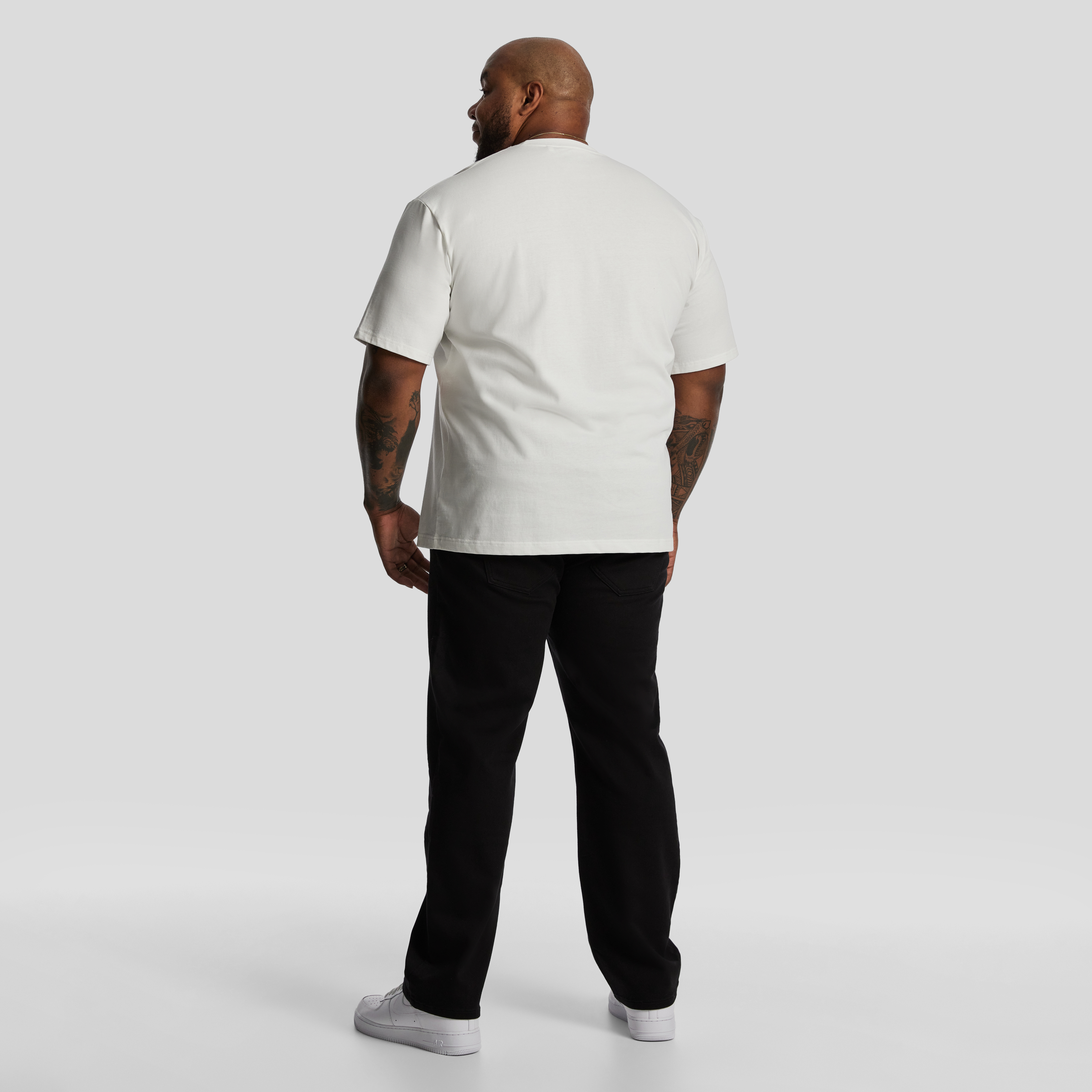 Black Lyndon Straight Stretch Jean