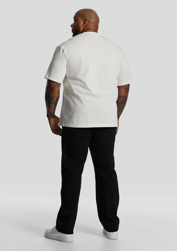 Black Lyndon Straight Stretch Jean