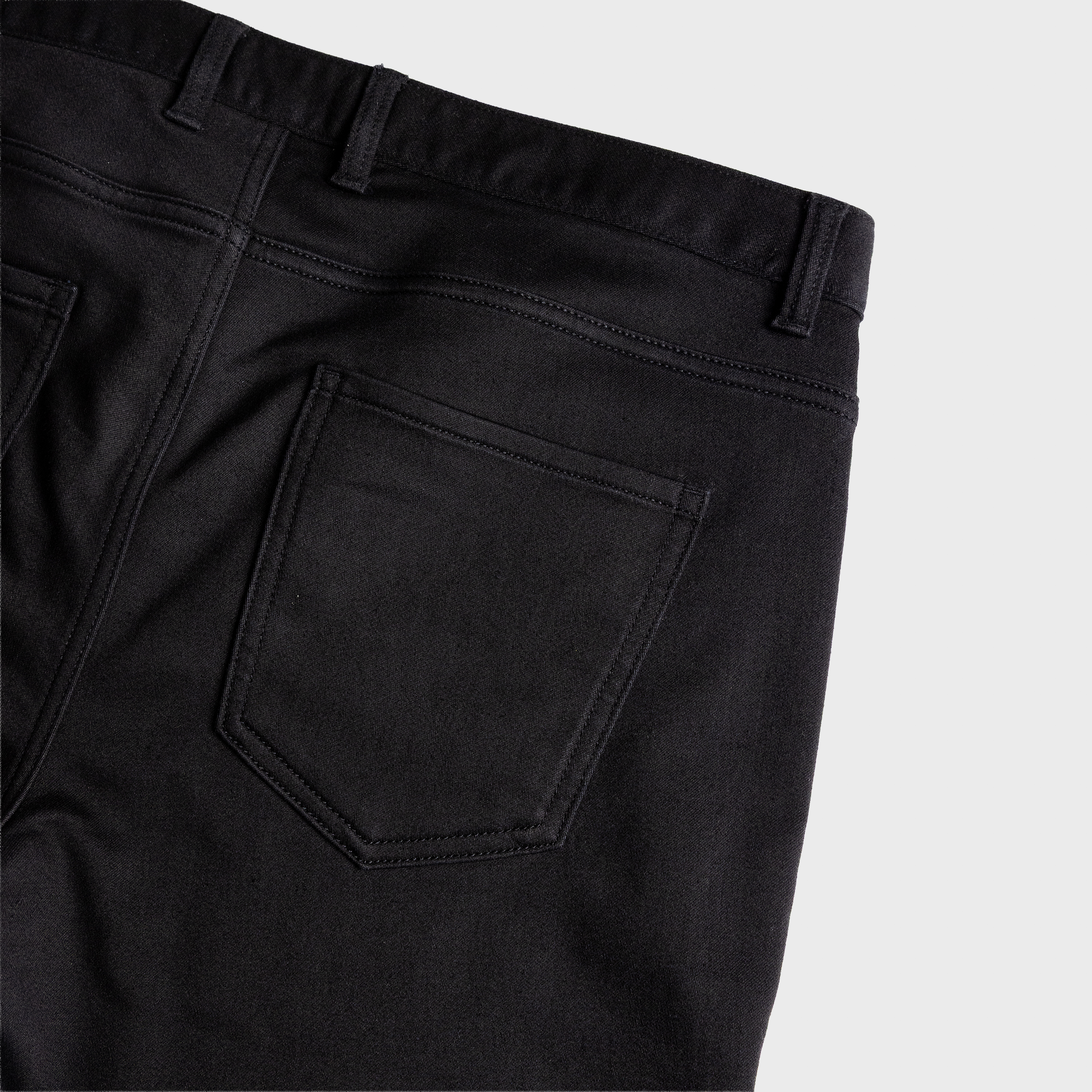 Black Lyndon Straight Stretch Jean