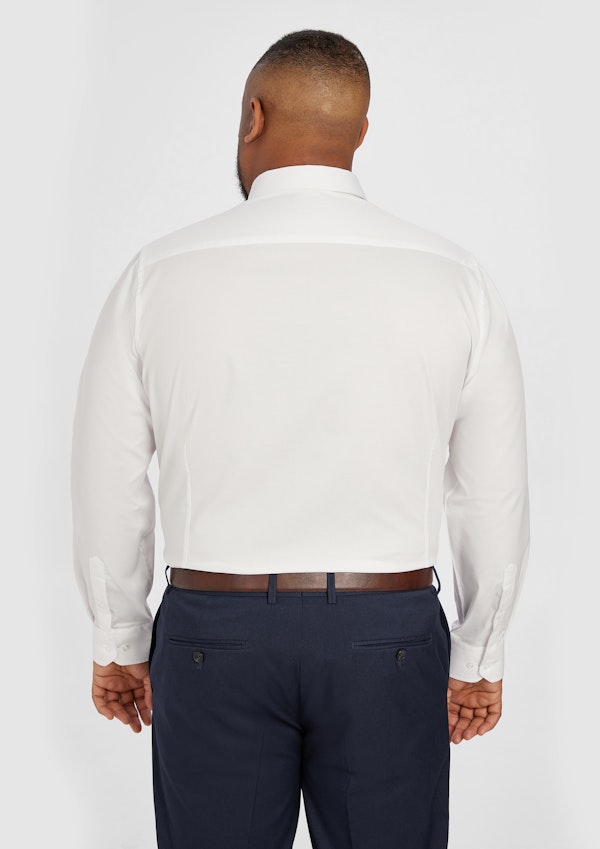 White Devine Stretch Dress Shirt