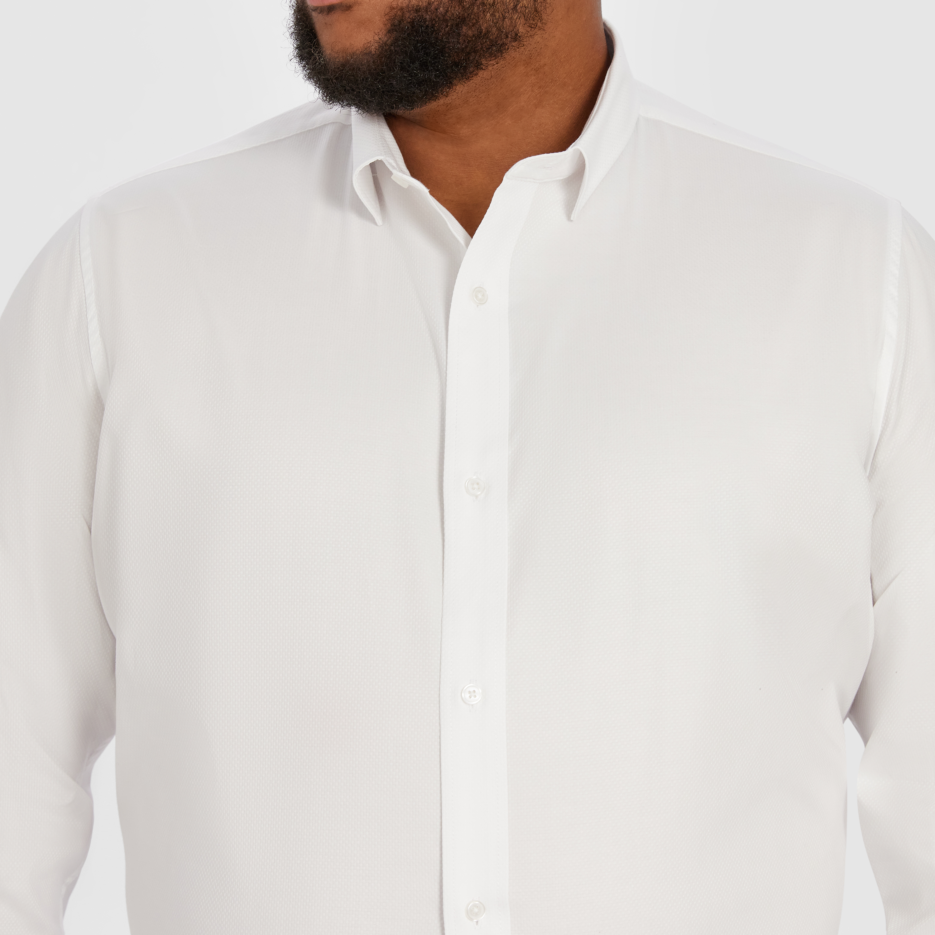 White Devine Stretch Dress Shirt