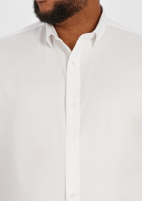 White Devine Stretch Dress Shirt
