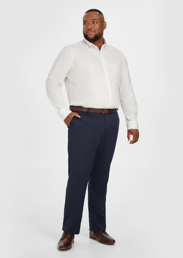 White Devine Stretch Dress Shirt