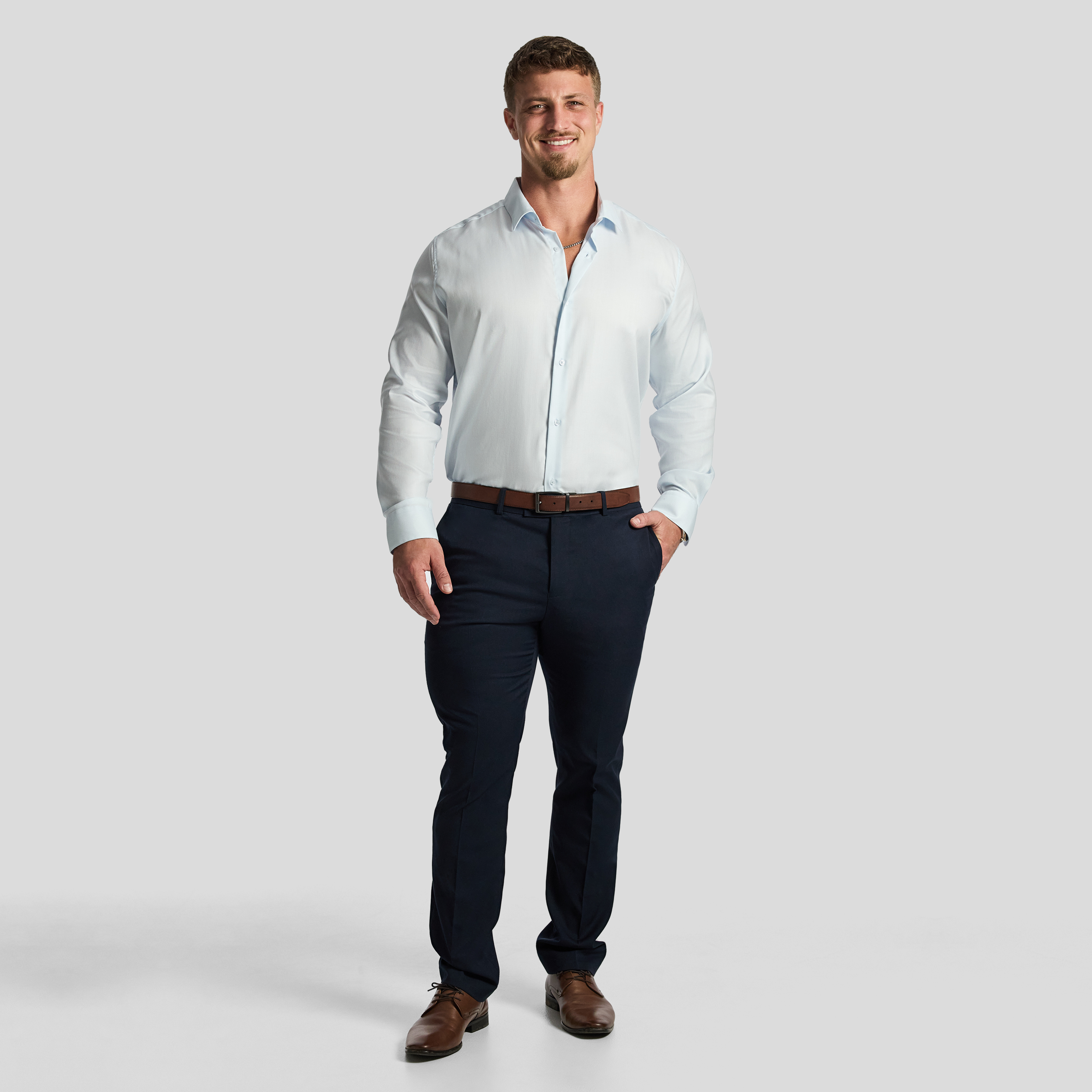 Light Blue Lansel Dress Shirt