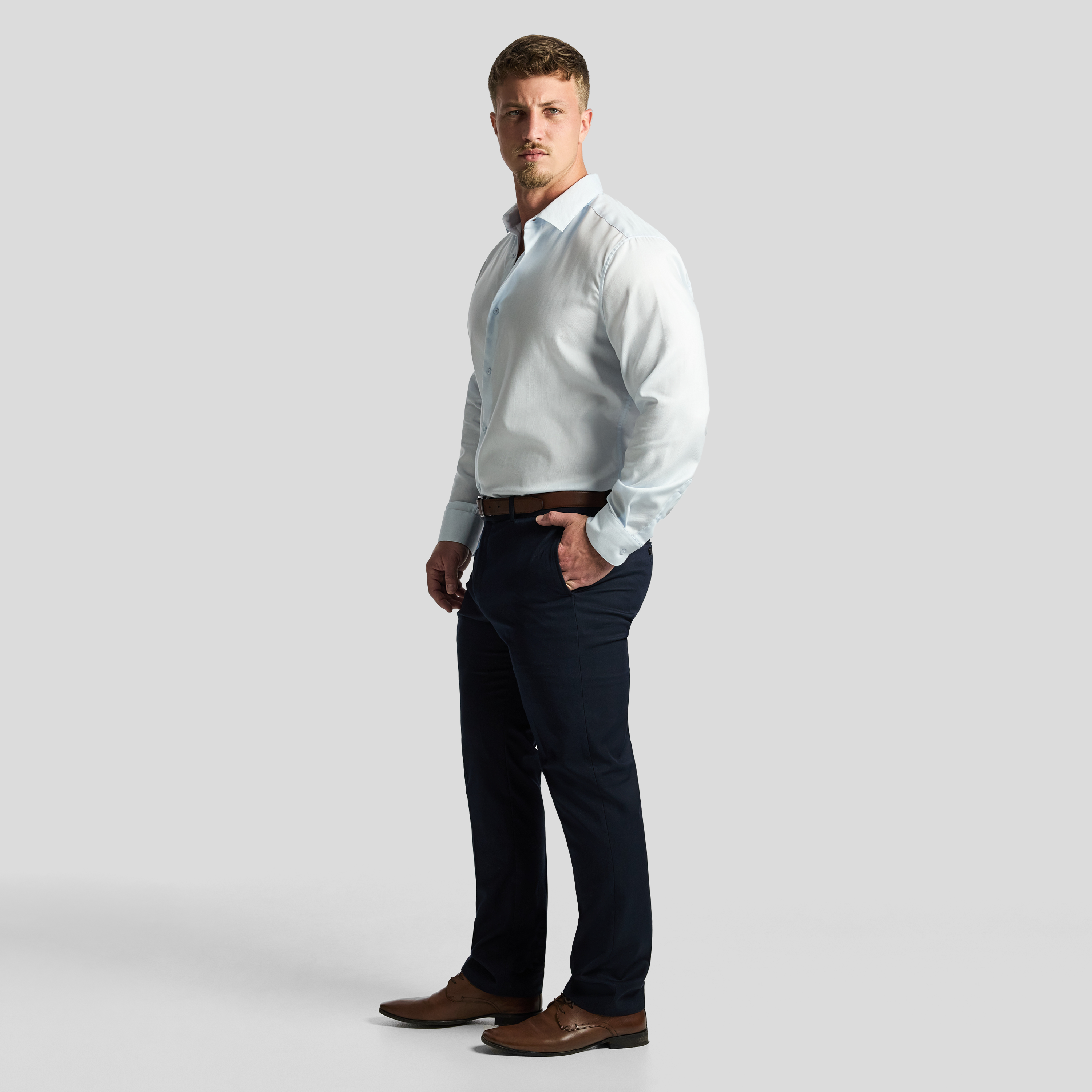 Light Blue Lansel Dress Shirt