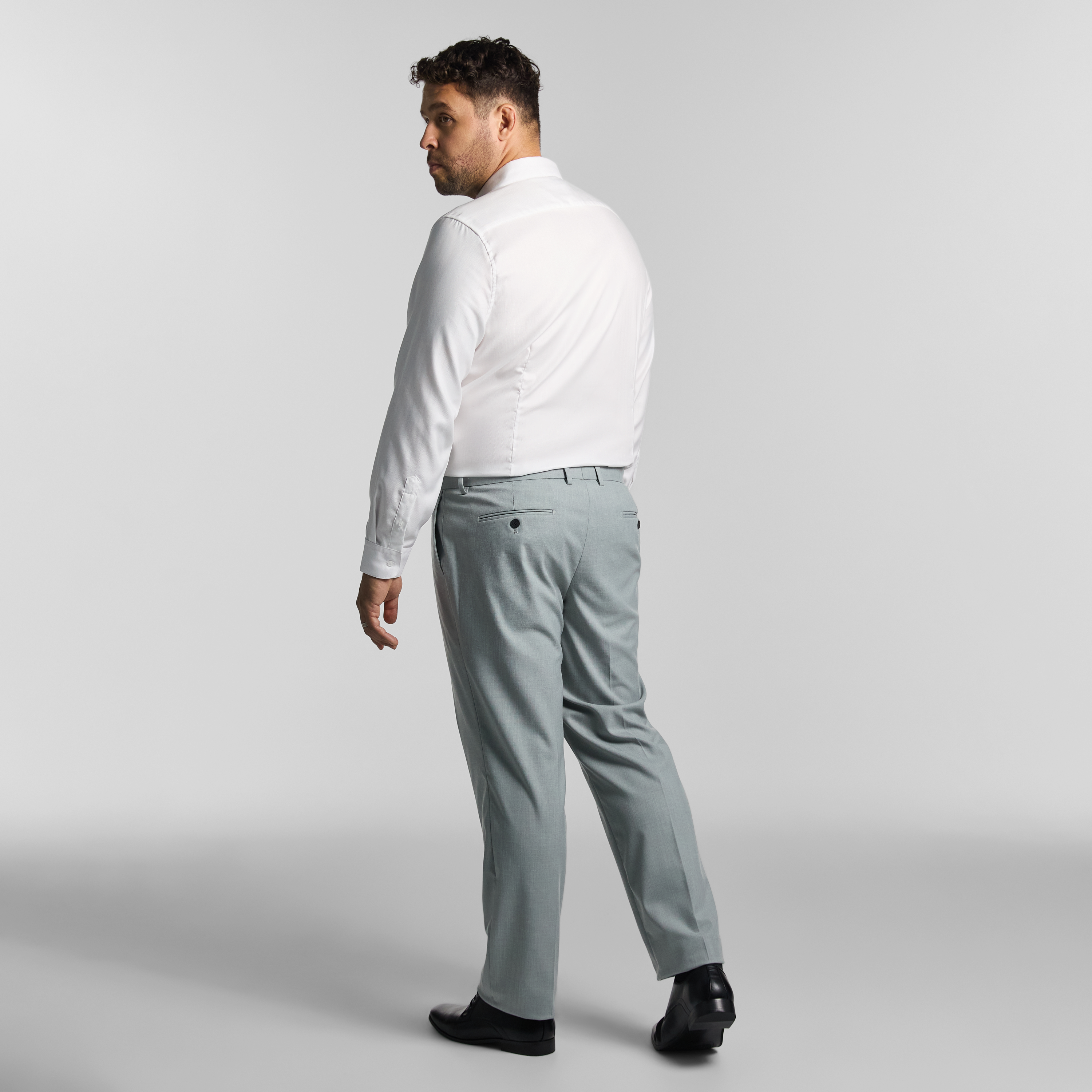 White Lansel Dress Shirt