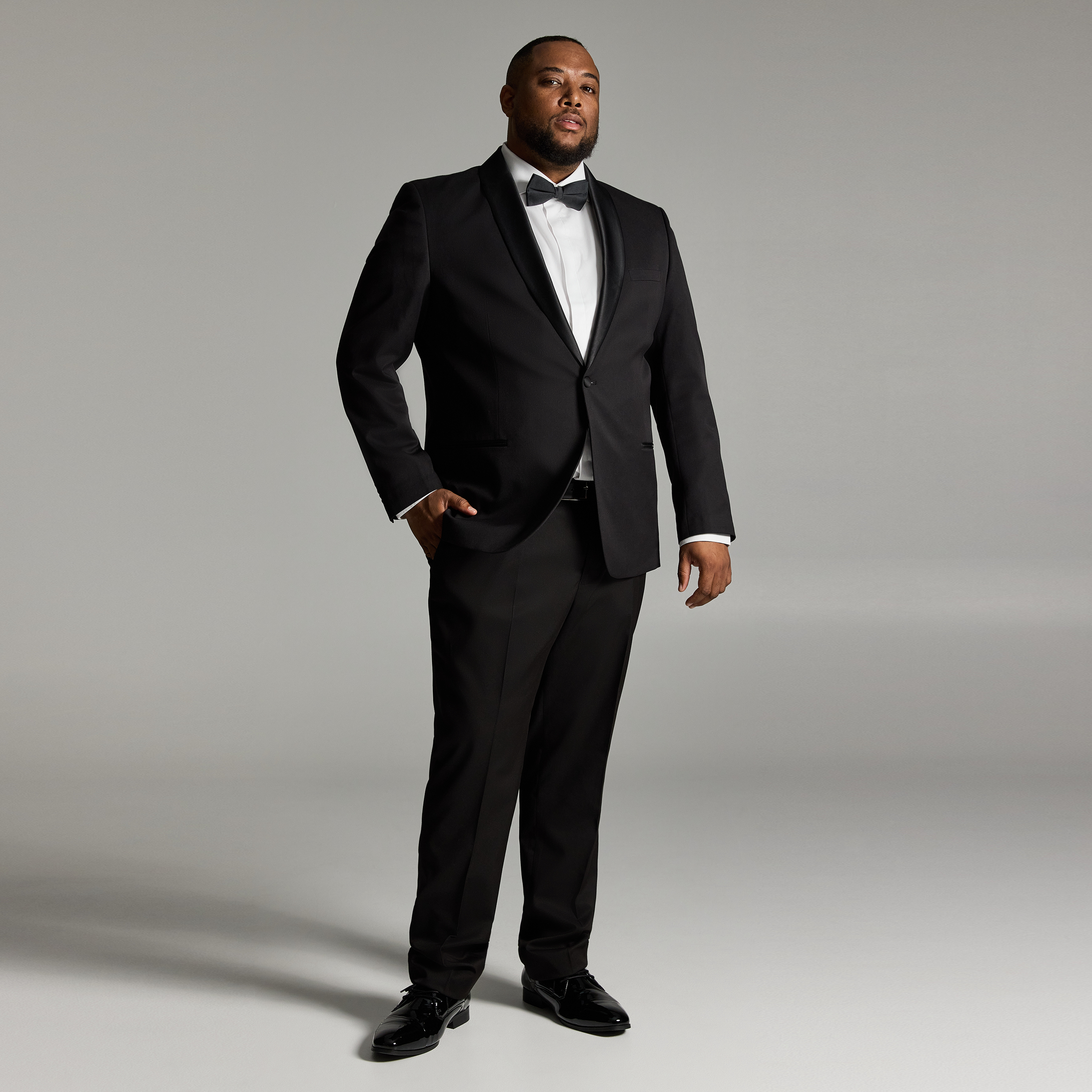 White London Tuxedo Dress Shirt