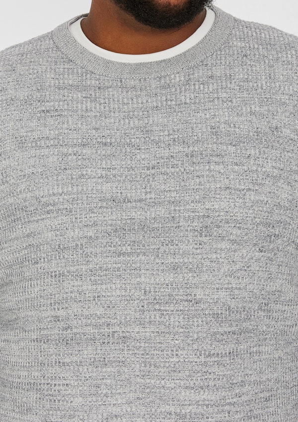 Silver Conrad Crew Knit