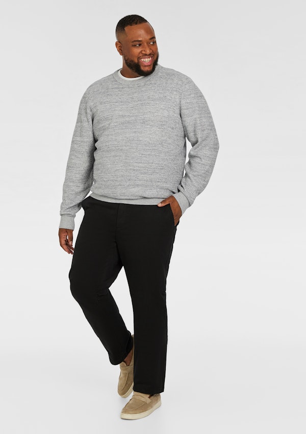 Silver Conrad Crew Knit