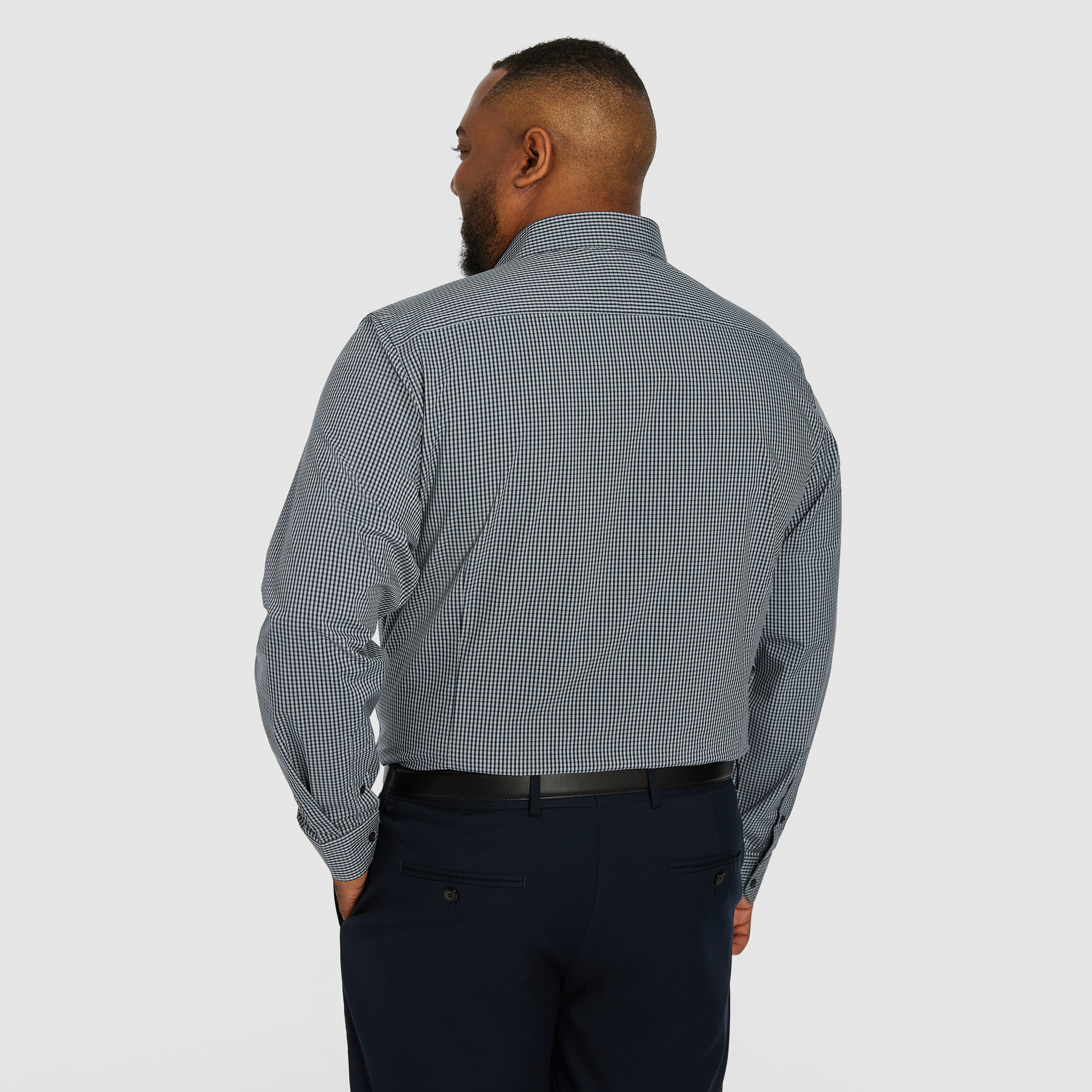 Sage Green Joaquin Check Stretch Shirt