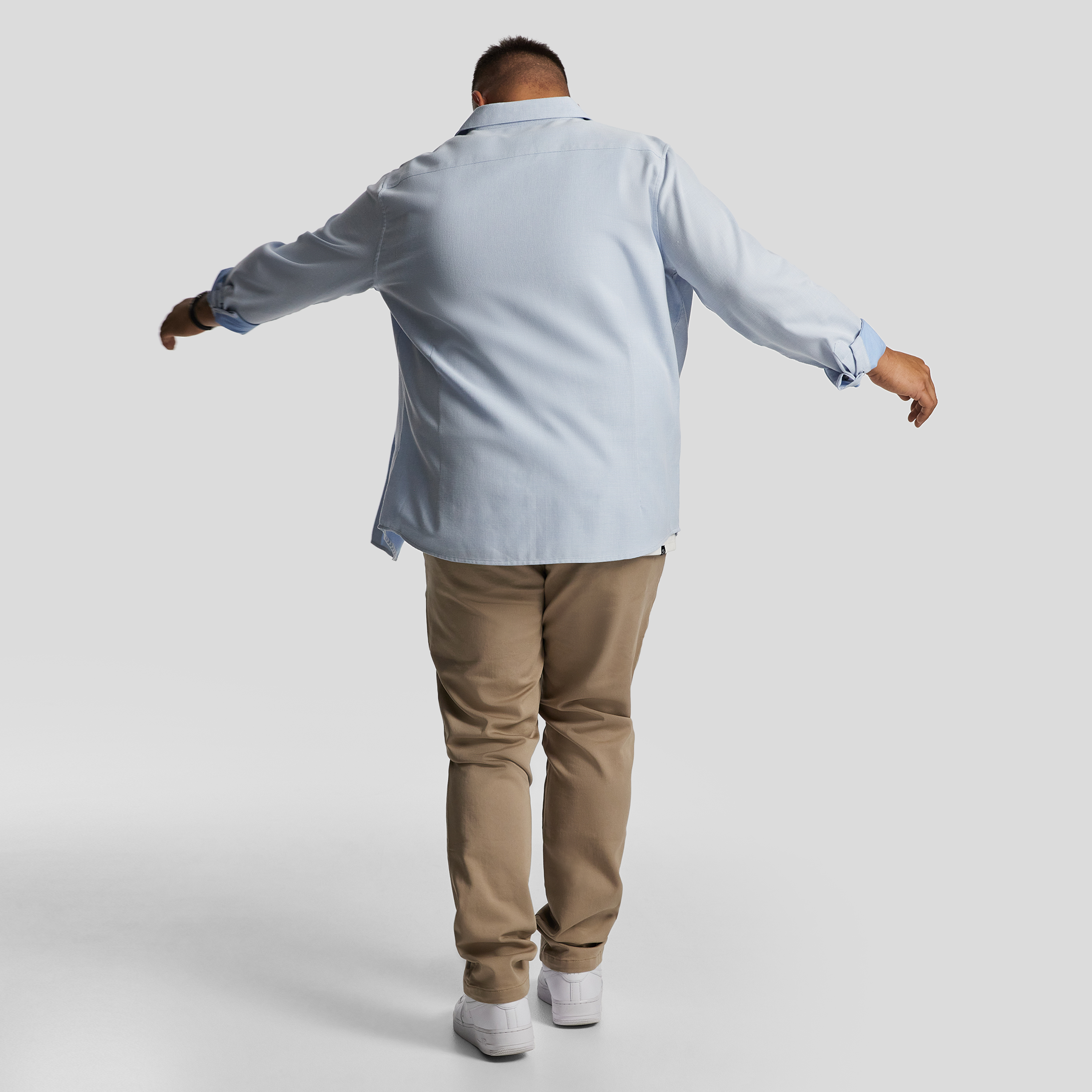 Light Blue Raleigh Textured Shirt