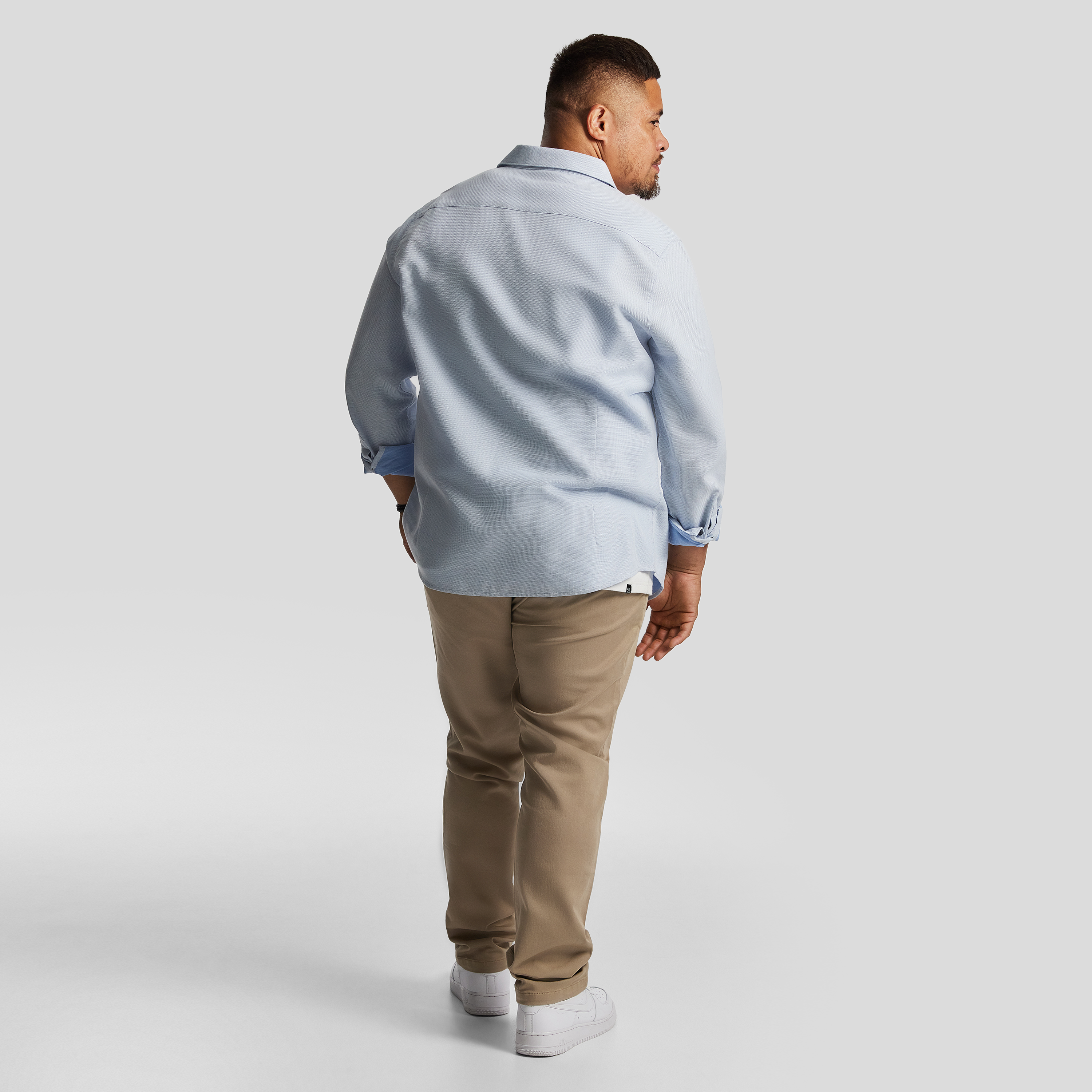 Light Blue Raleigh Textured Shirt