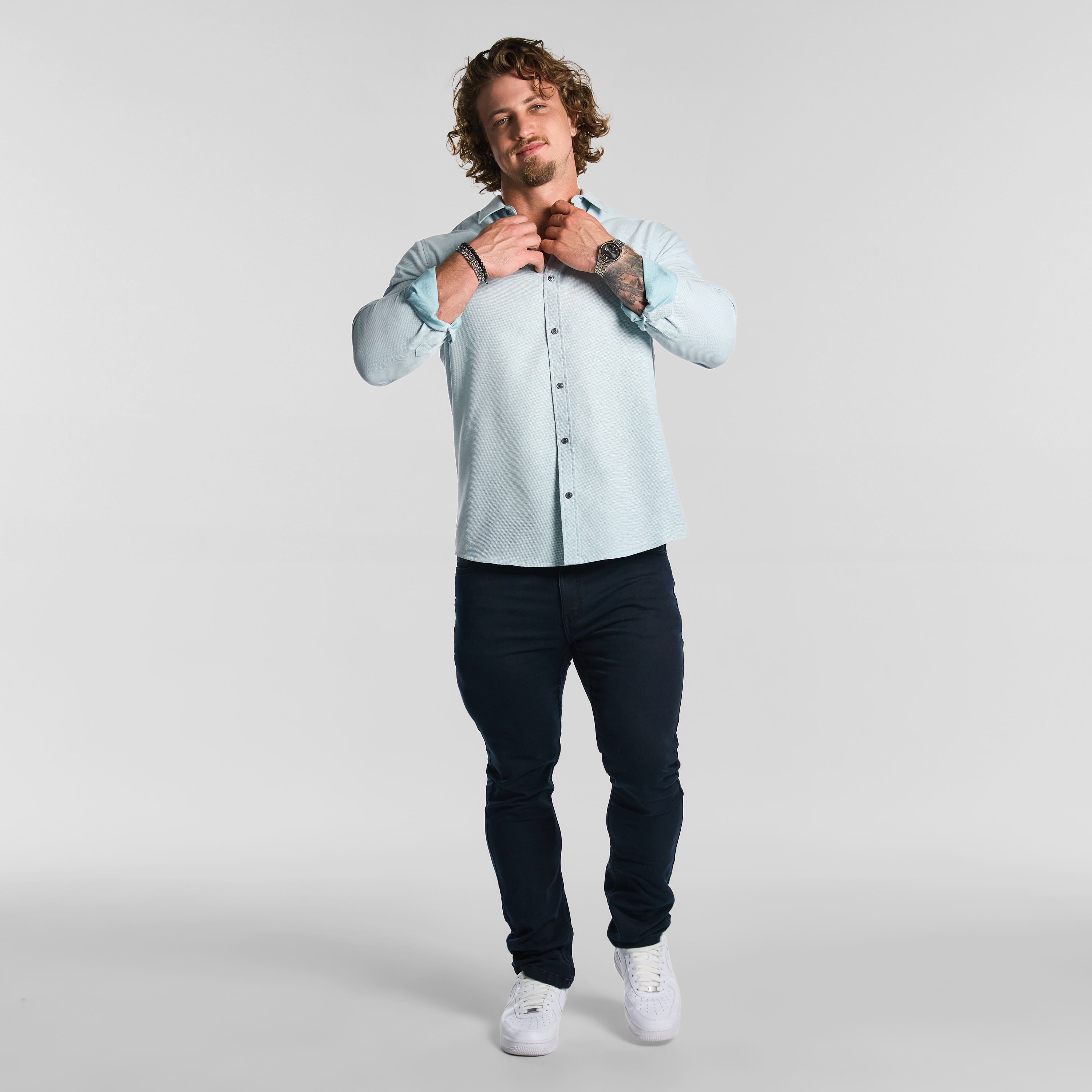 Sage Green Hamburg Textured Shirt