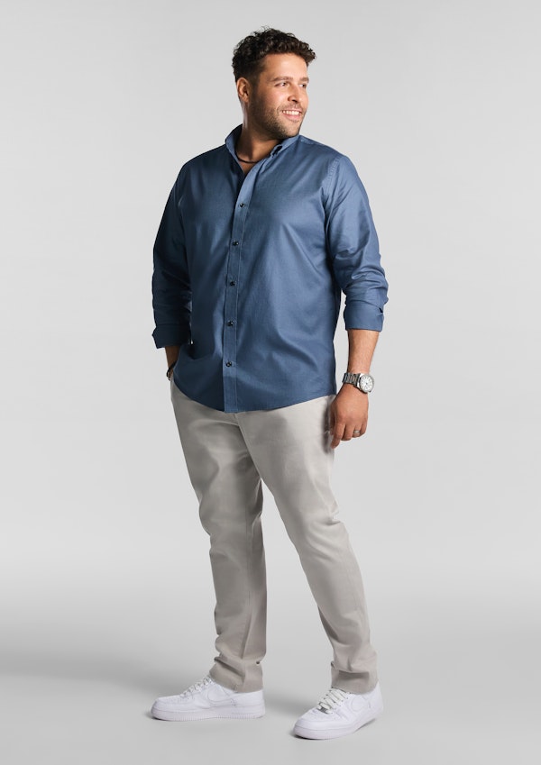 Steel Blue Kyoto Strech Shirt